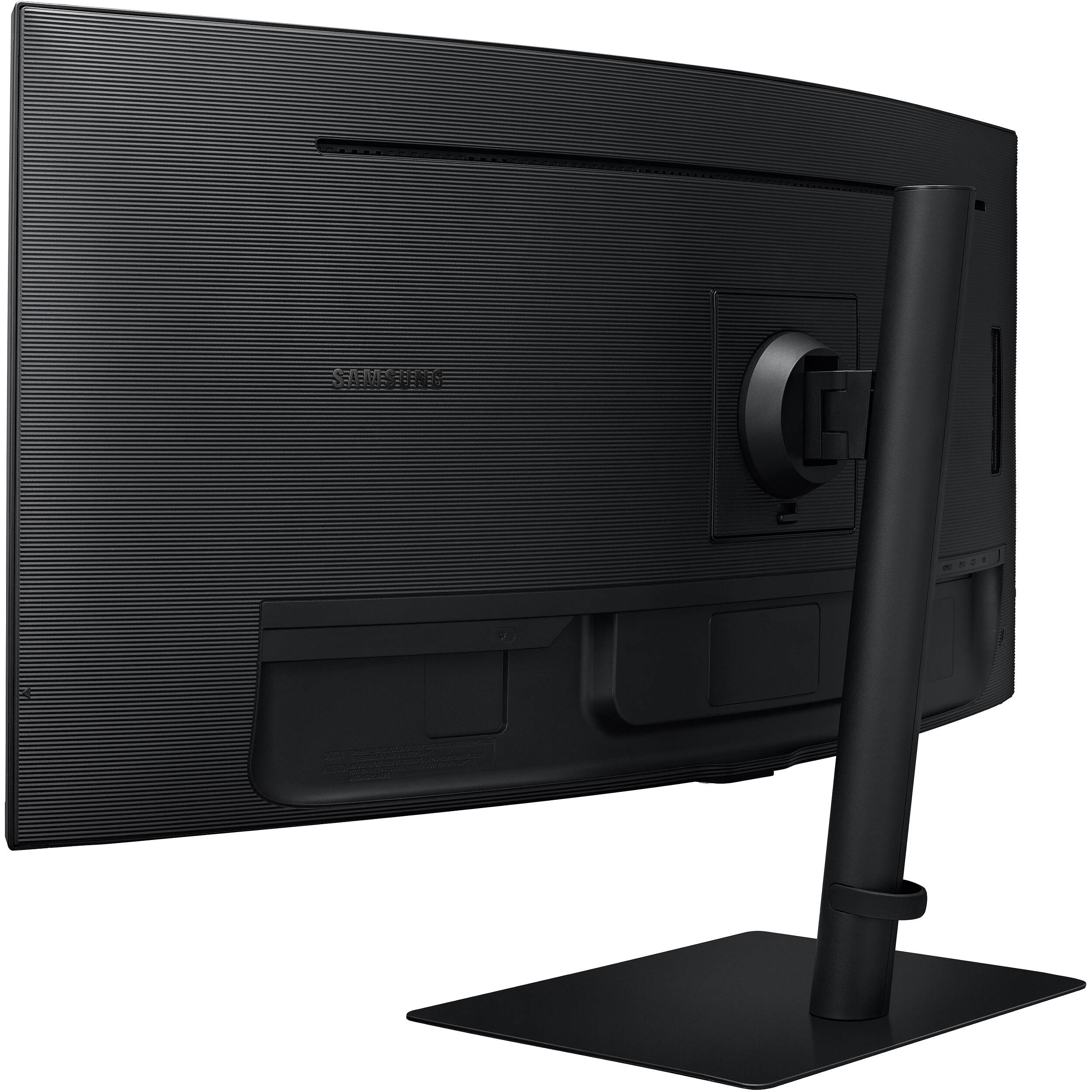 Samsung 34-inch curved ultrawide monitor with WQHD resolution, USB-C 90 W, HDR10, LAN, and adjustable stand — view 4
