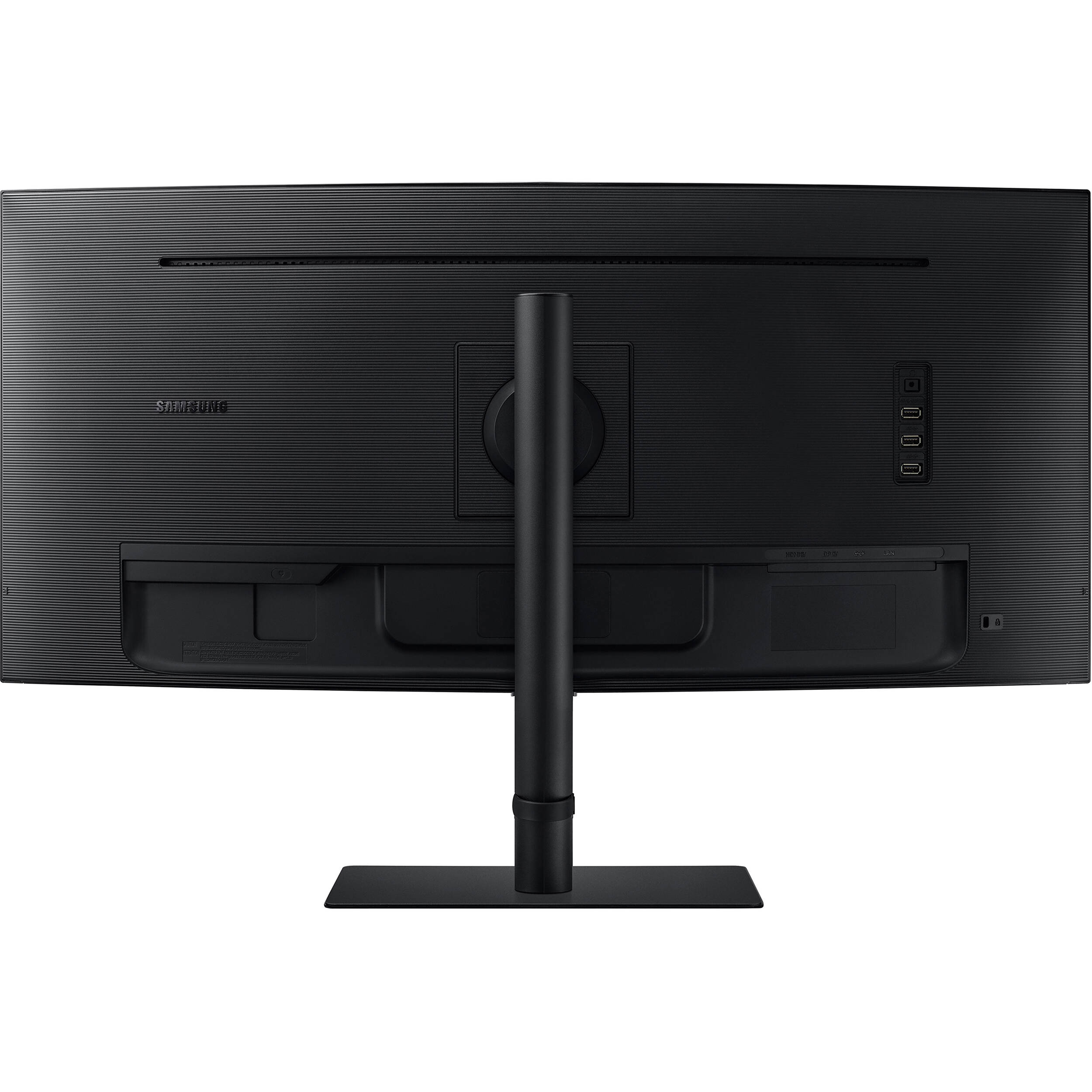 Samsung 34-inch curved ultrawide monitor with WQHD resolution, USB-C 90 W, HDR10, LAN, and adjustable stand — view 5