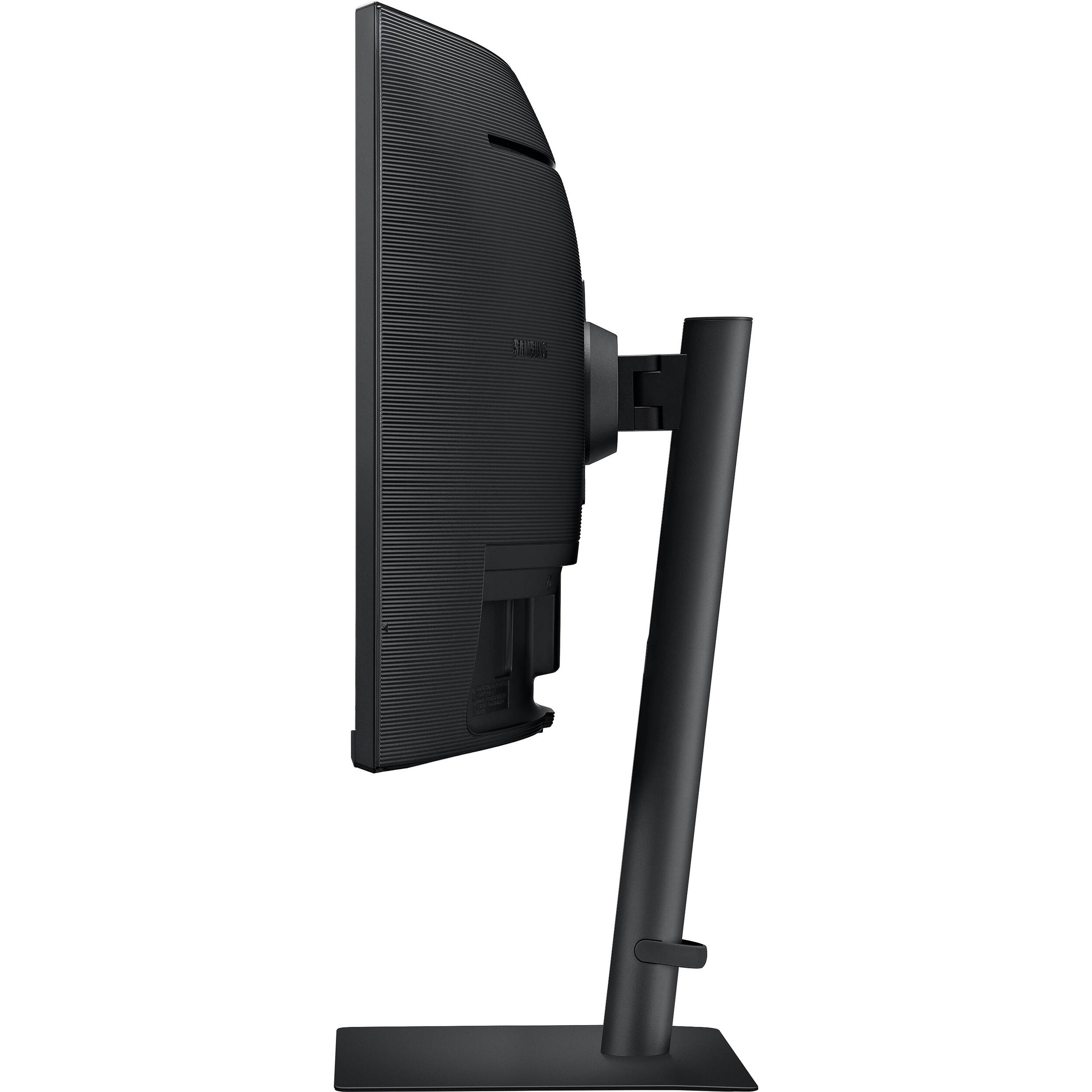 Samsung 34-inch curved ultrawide monitor with WQHD resolution, USB-C 90 W, HDR10, LAN, and adjustable stand — view 9