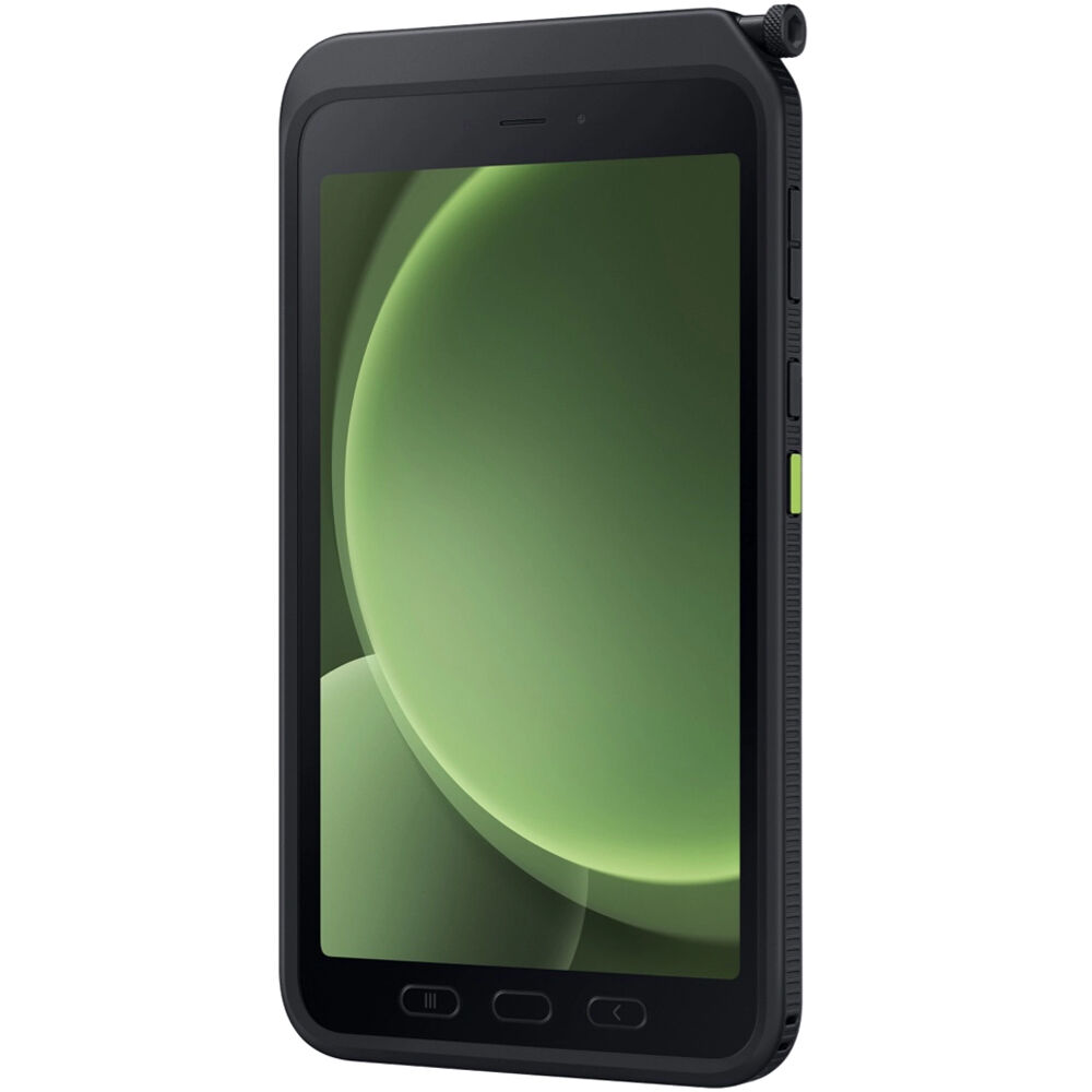 Samsung Galaxy Tab Active5 Enterprise Edition 8-inch rugged tablet in black and green — view 3