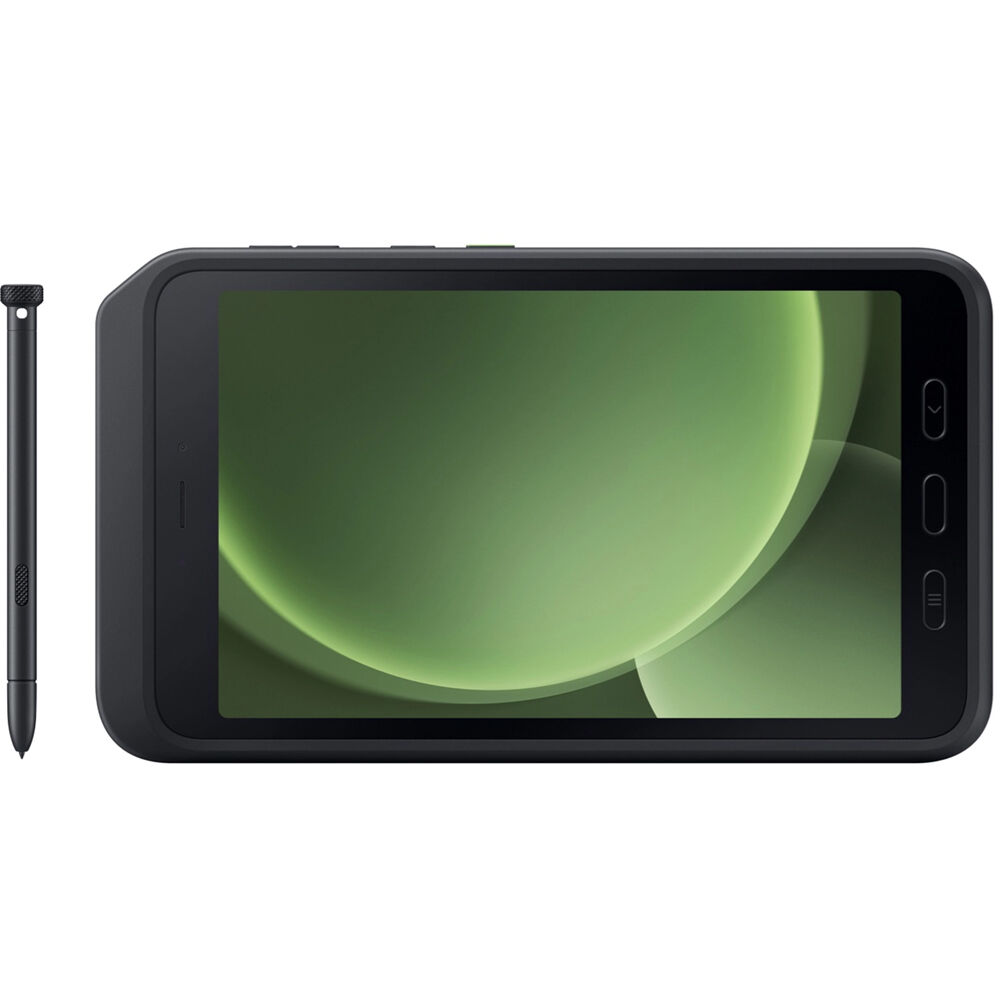 Samsung Galaxy Tab Active5 Enterprise Edition 8-inch rugged tablet in black and green — view 4