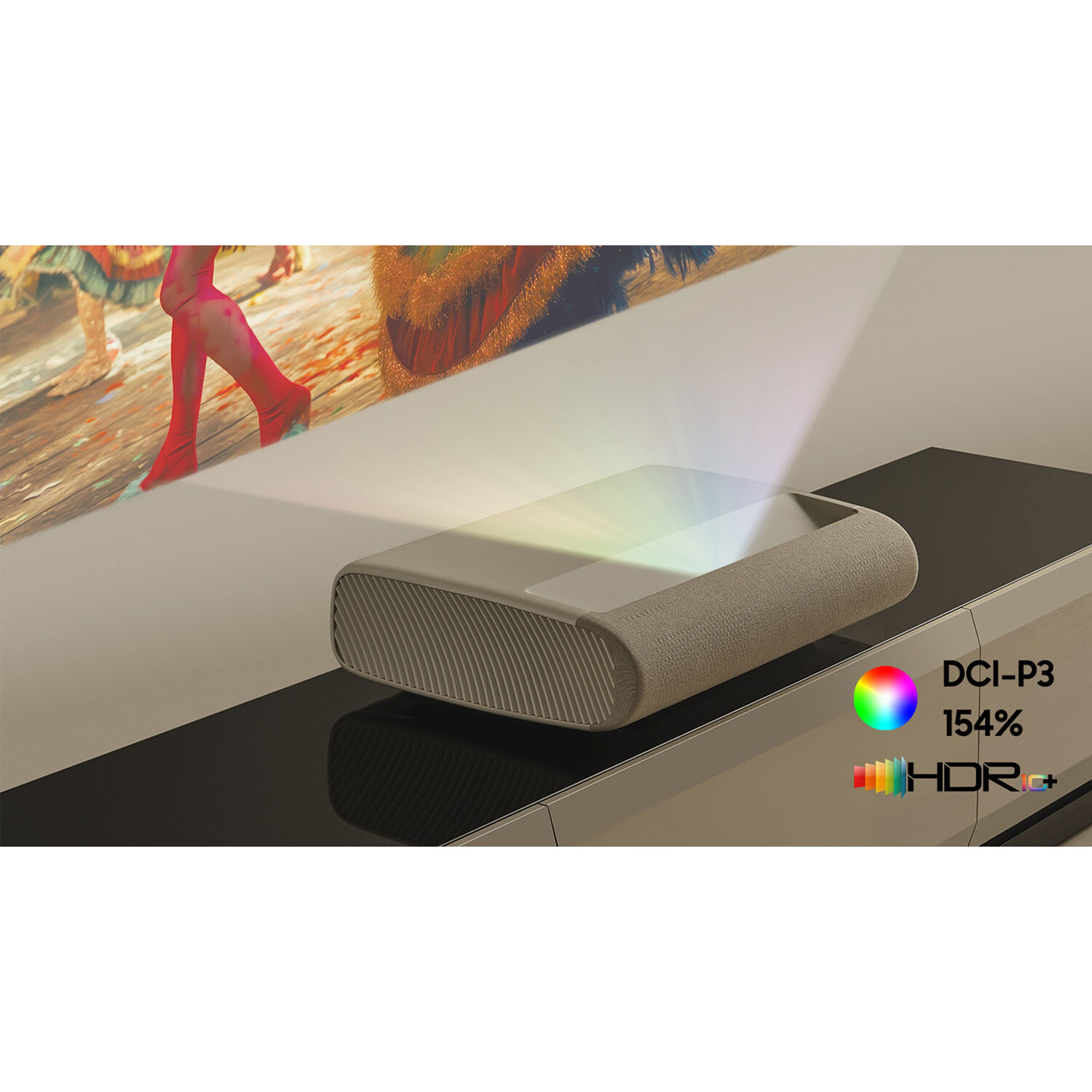 Samsung SP-LPU9DSAXXZA 4K 3,200 lumen triple-laser projector for premium home theater — view 14