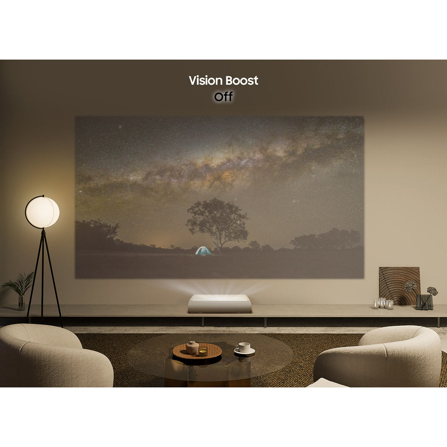 Samsung SP-LPU9DSAXXZA 4K 3,200 lumen triple-laser projector for premium home theater — view 17