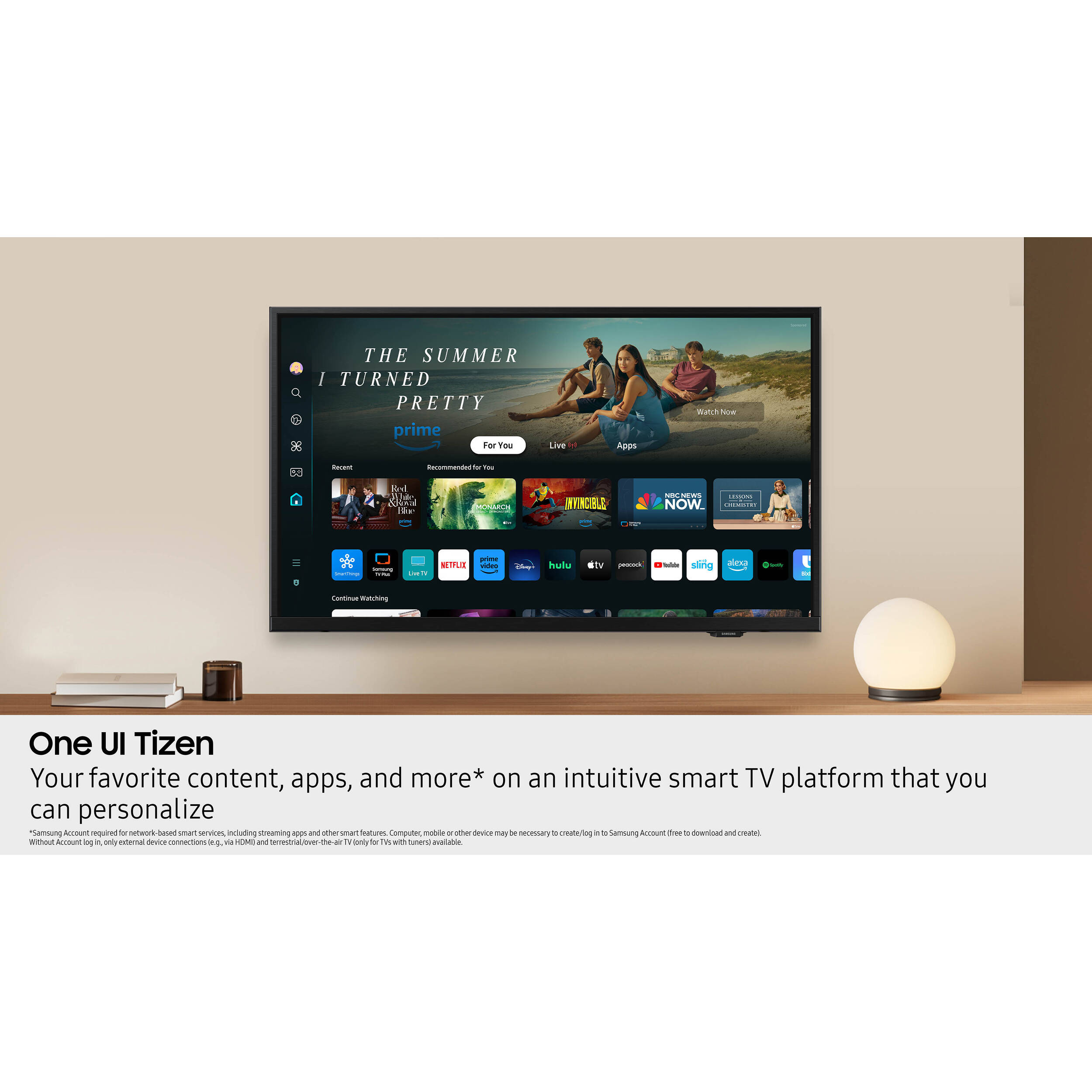 Samsung 32-inch HD LED smart TV with 60 Hz refresh rate — view 8