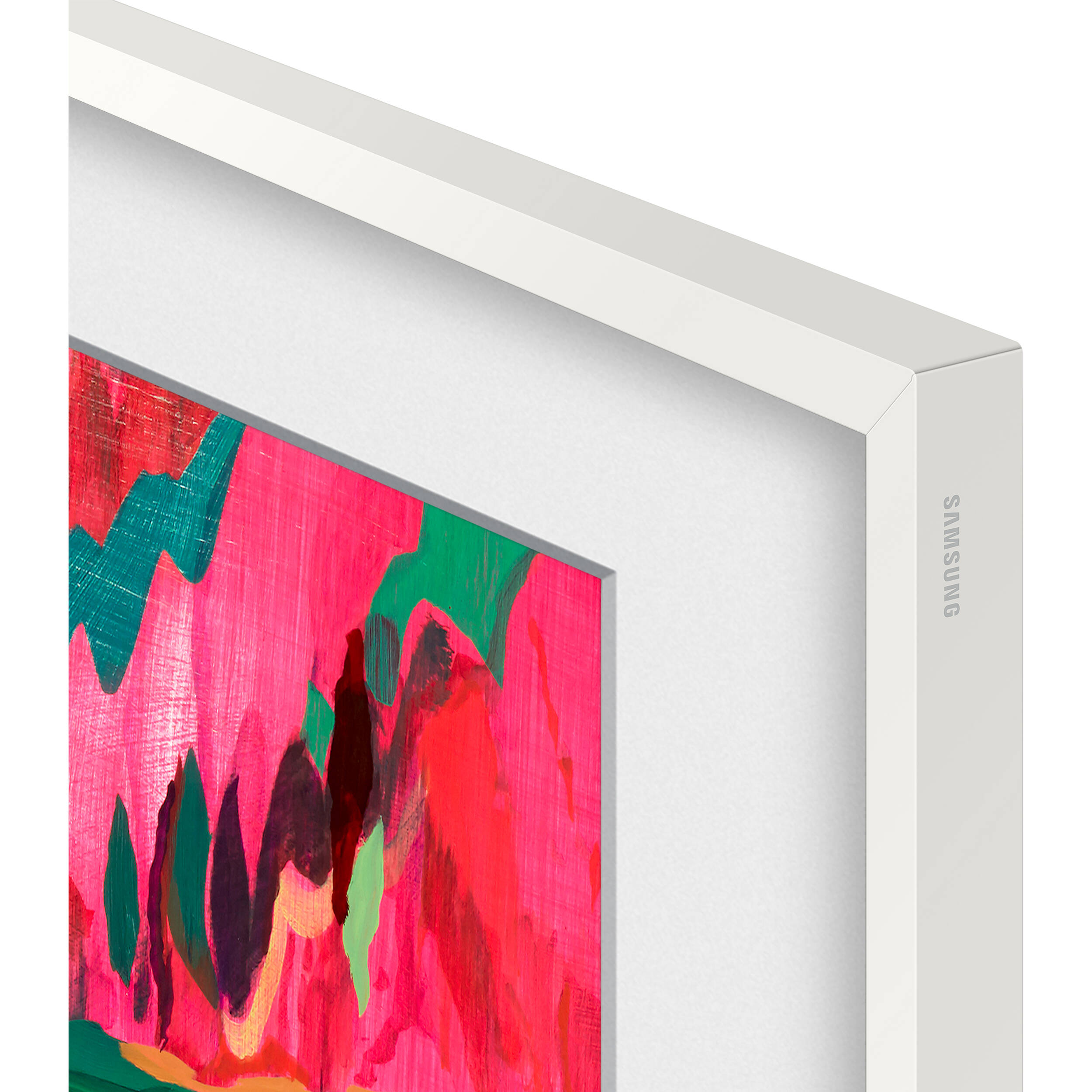 65" Bezel  Modern White — view 3