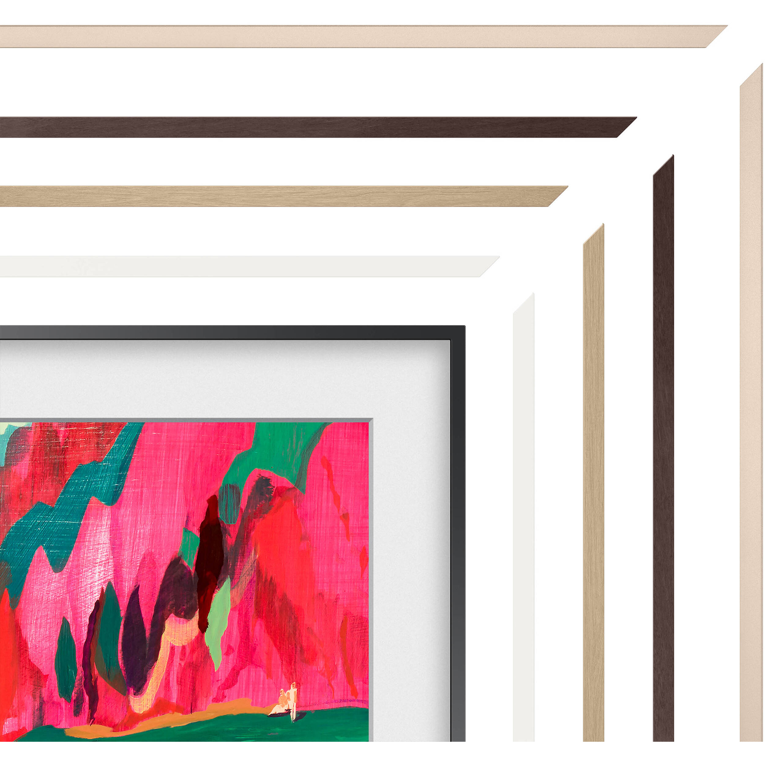 65" Bezel  Modern White — view 7