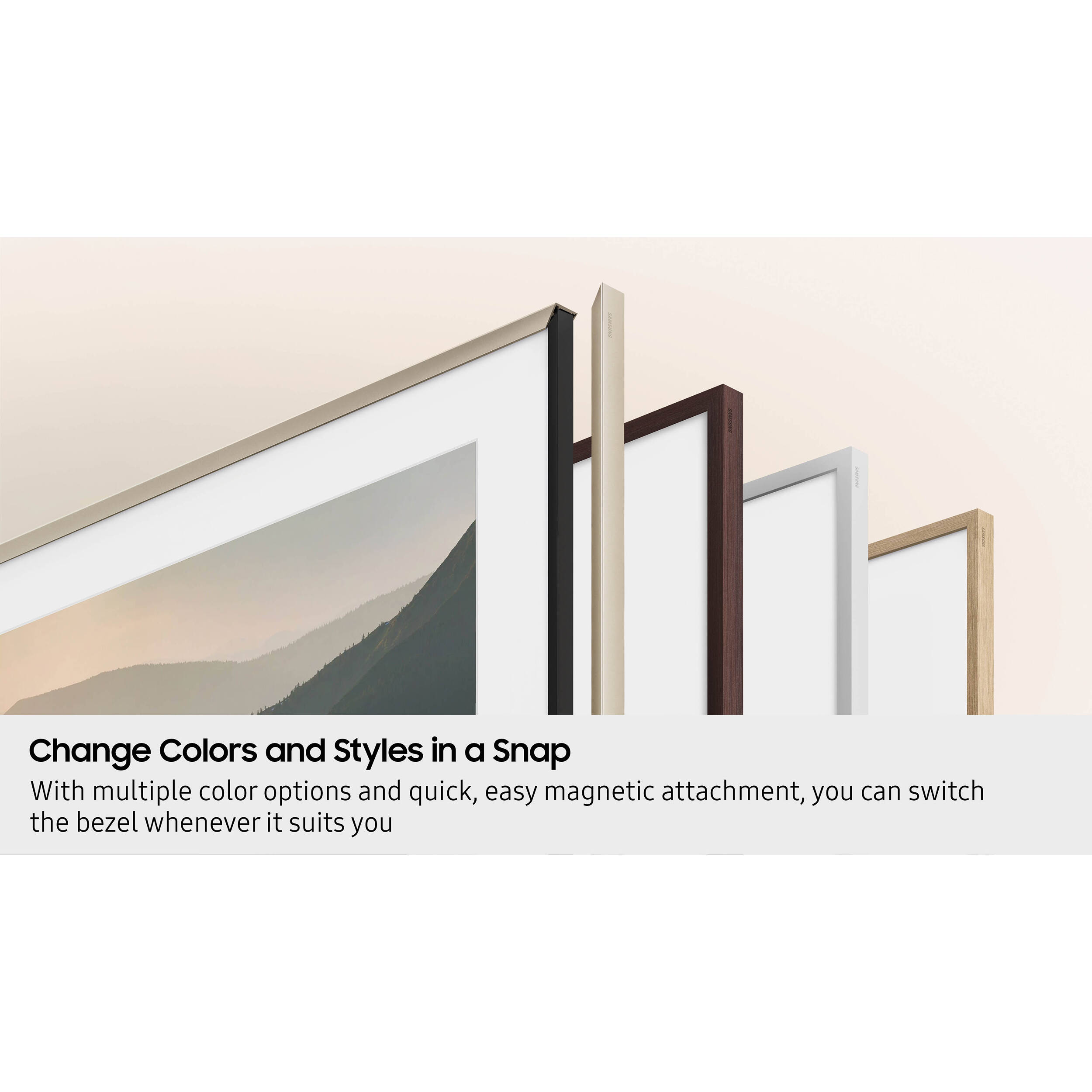 65" Bezel  Modern White — view 9