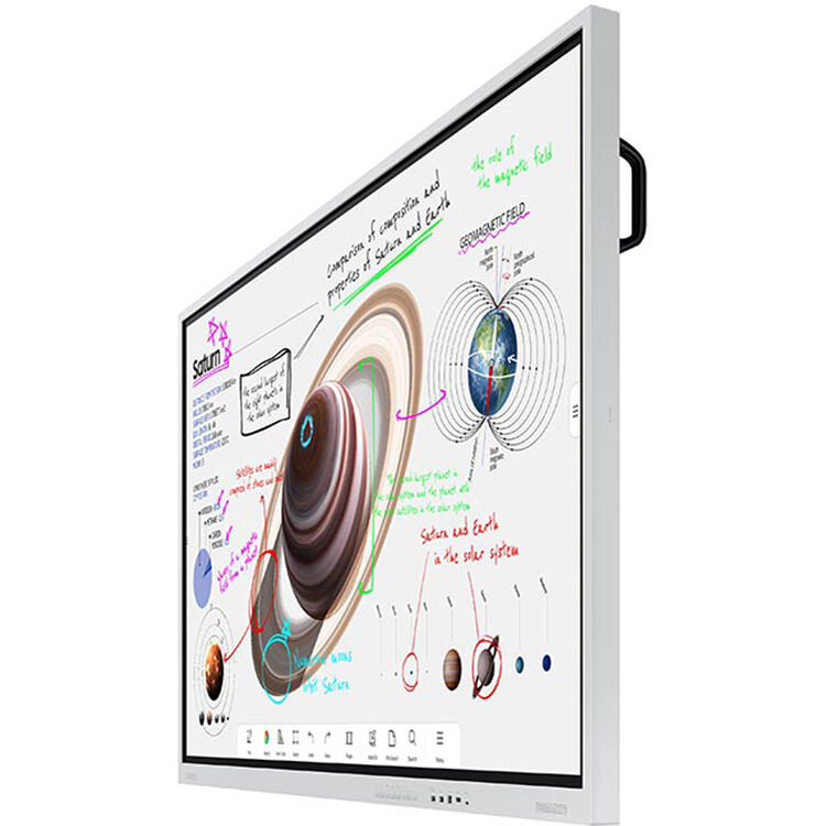 Samsung WM85B 85-inch interactive flat panel digital flipchart for collaborative meetings — view 3