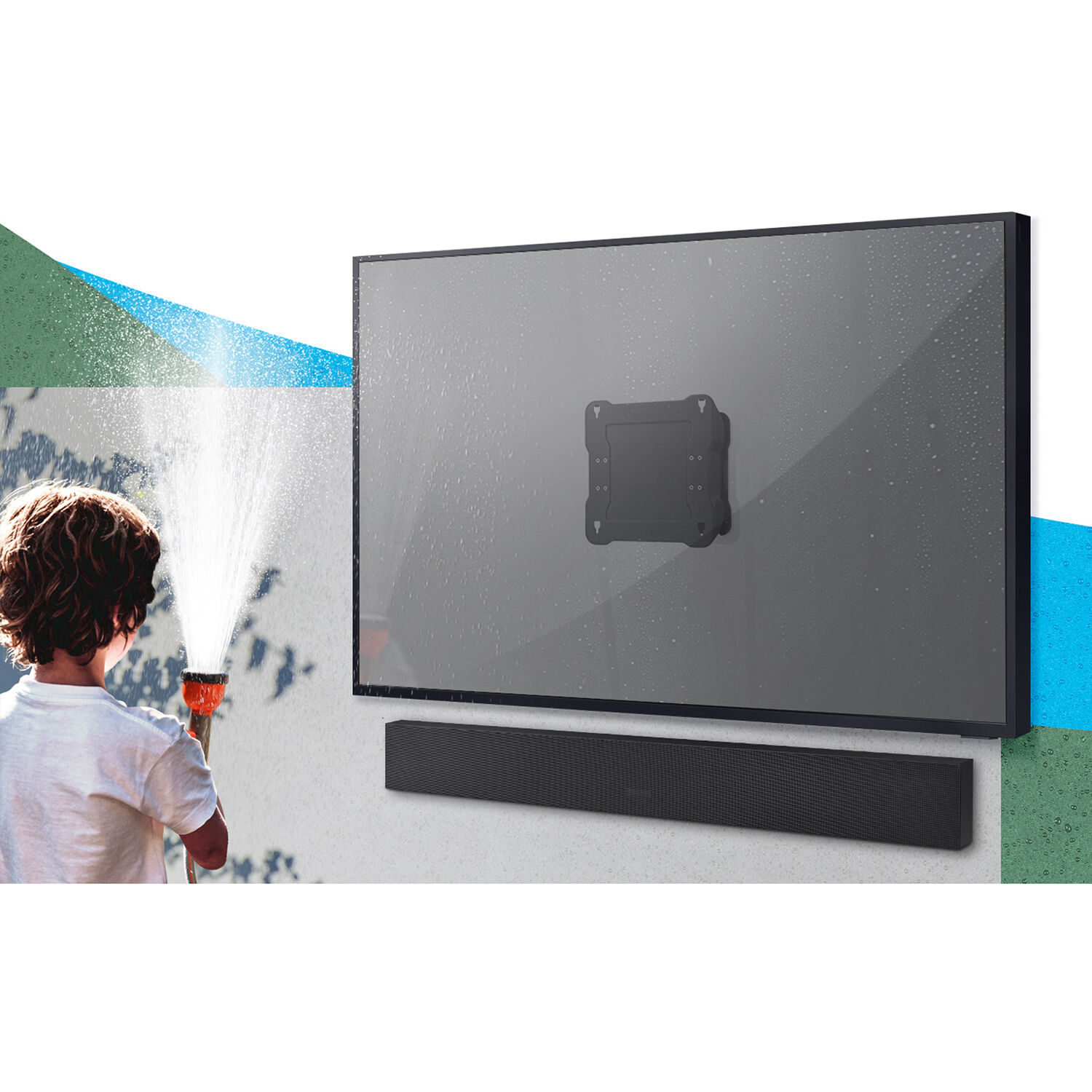 Samsung 2020 Terrace Wall Mount for 55-inch outdoor TV installation — view 11