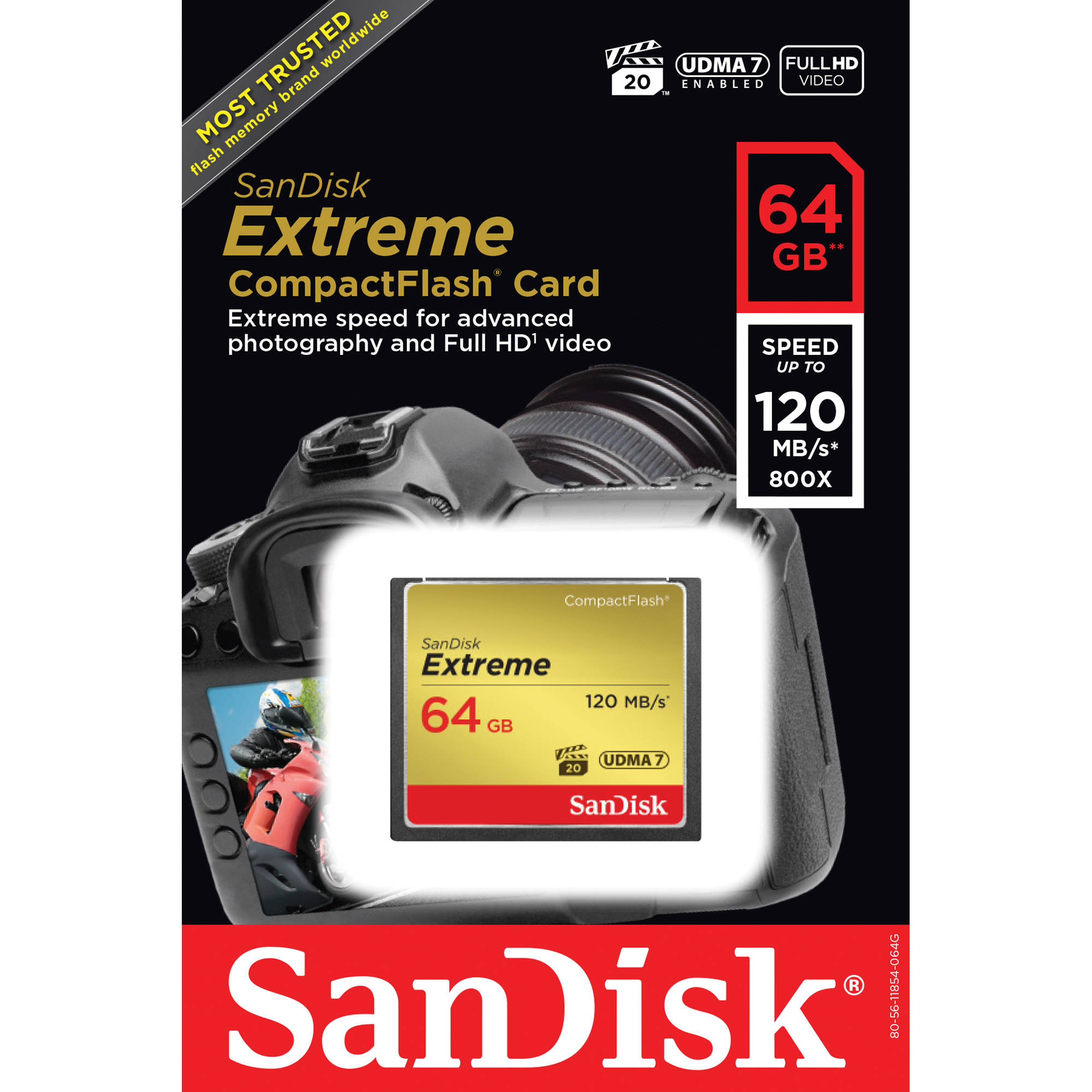 64GB Extreme CompactFlash Card — view 3