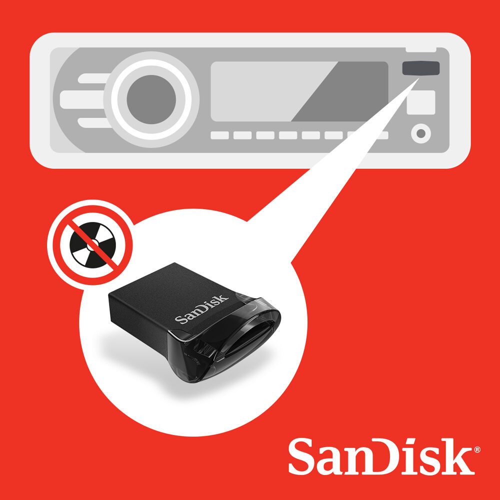 Western Digital 256GB Ultra Fit USB flash drive, compact low-profile USB 3.0 storage device — view 9