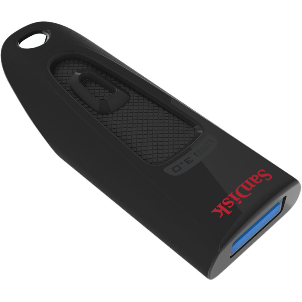 SanDisk Ultra 256GB USB 3.0 flash drive for portable file storage and transfer — view 2
