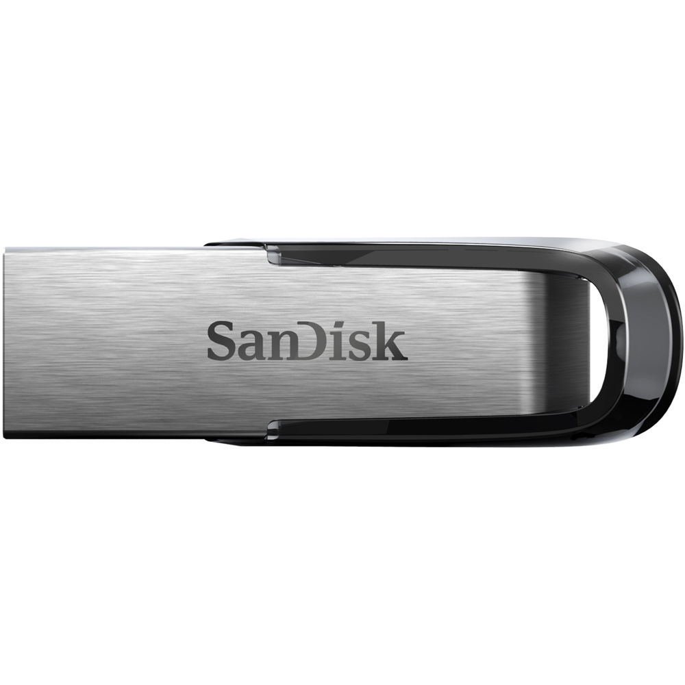 SanDisk Ultra Flair 64GB USB 3.0 flash drive with metal casing and password protection — view 2