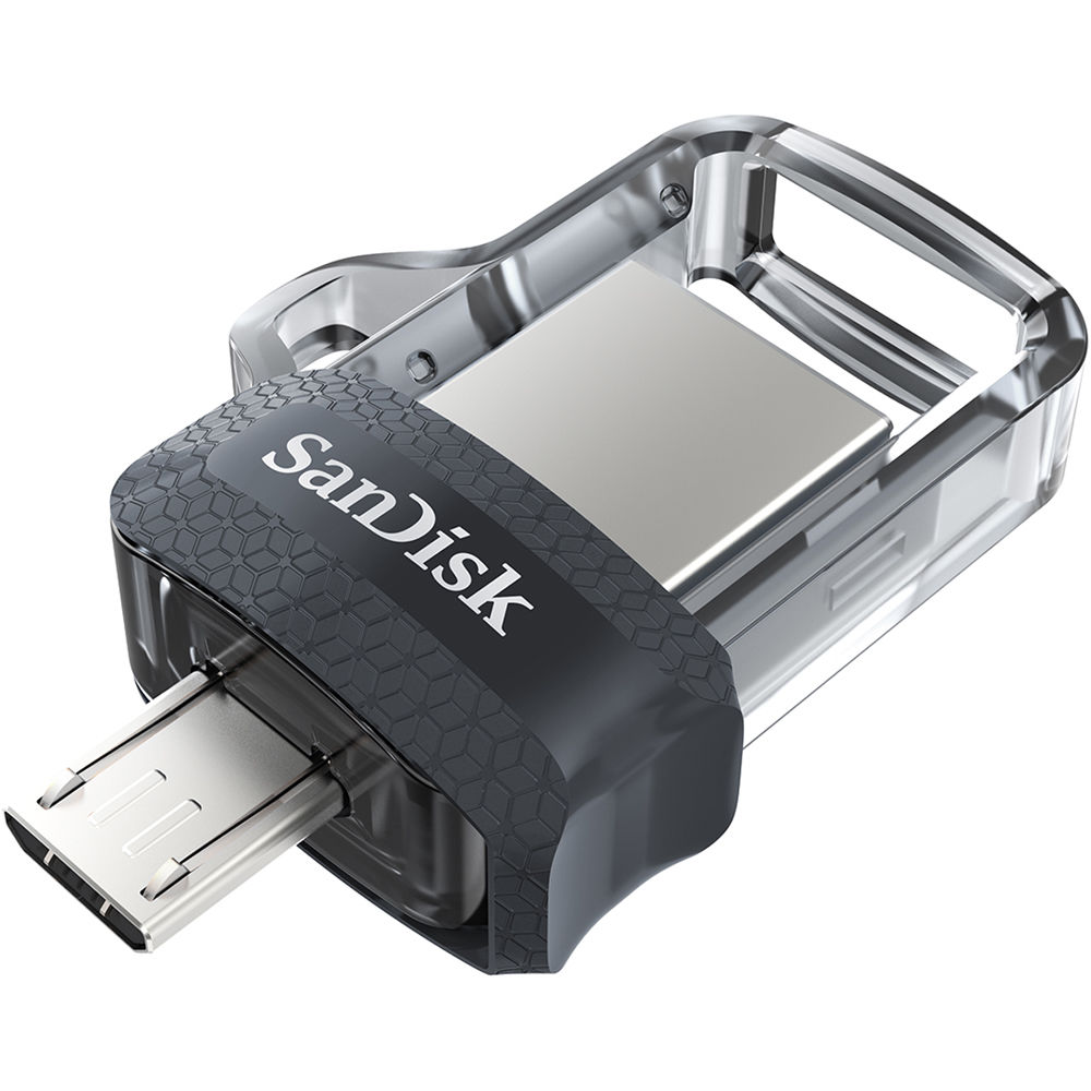 SanDisk 32GB Ultra Dual Drive AM flash drive for Android file transfer — view 2