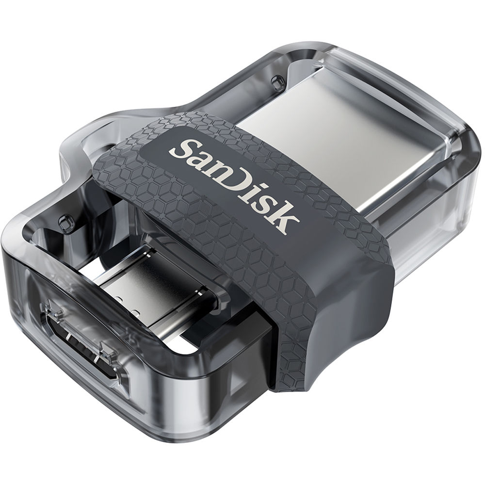 SanDisk 32GB Ultra Dual Drive AM flash drive for Android file transfer — view 3