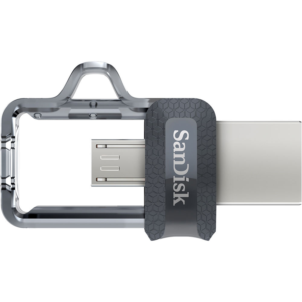 SanDisk 32GB Ultra Dual Drive AM flash drive for Android file transfer — view 4