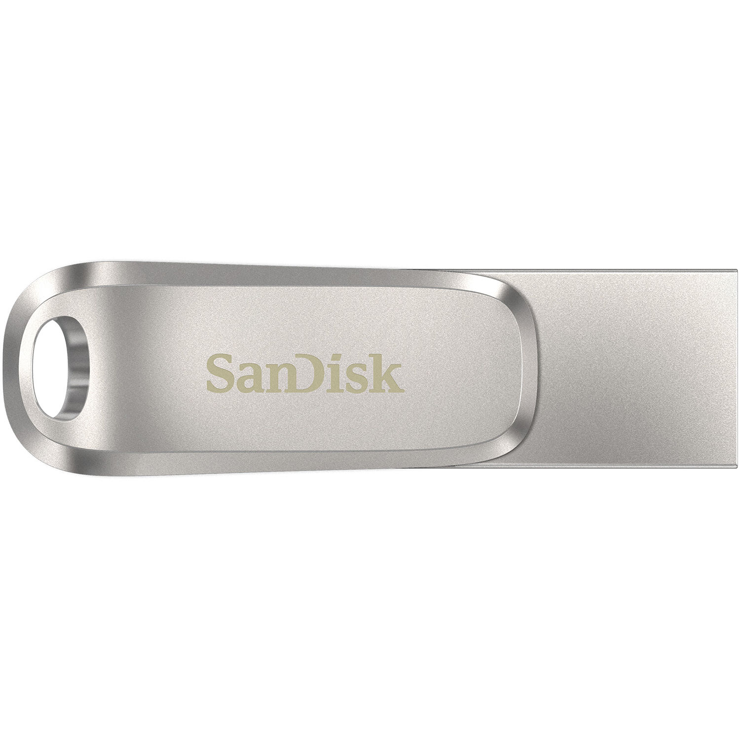 SanDisk Ultra Dual Drive Luxe 64GB all-metal USB-C and USB-A flash drive — view 3