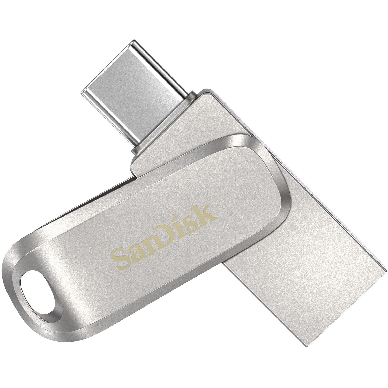 SanDisk Ultra Dual Drive Luxe 1TB all-metal USB-C and USB-A flash drive — view 5