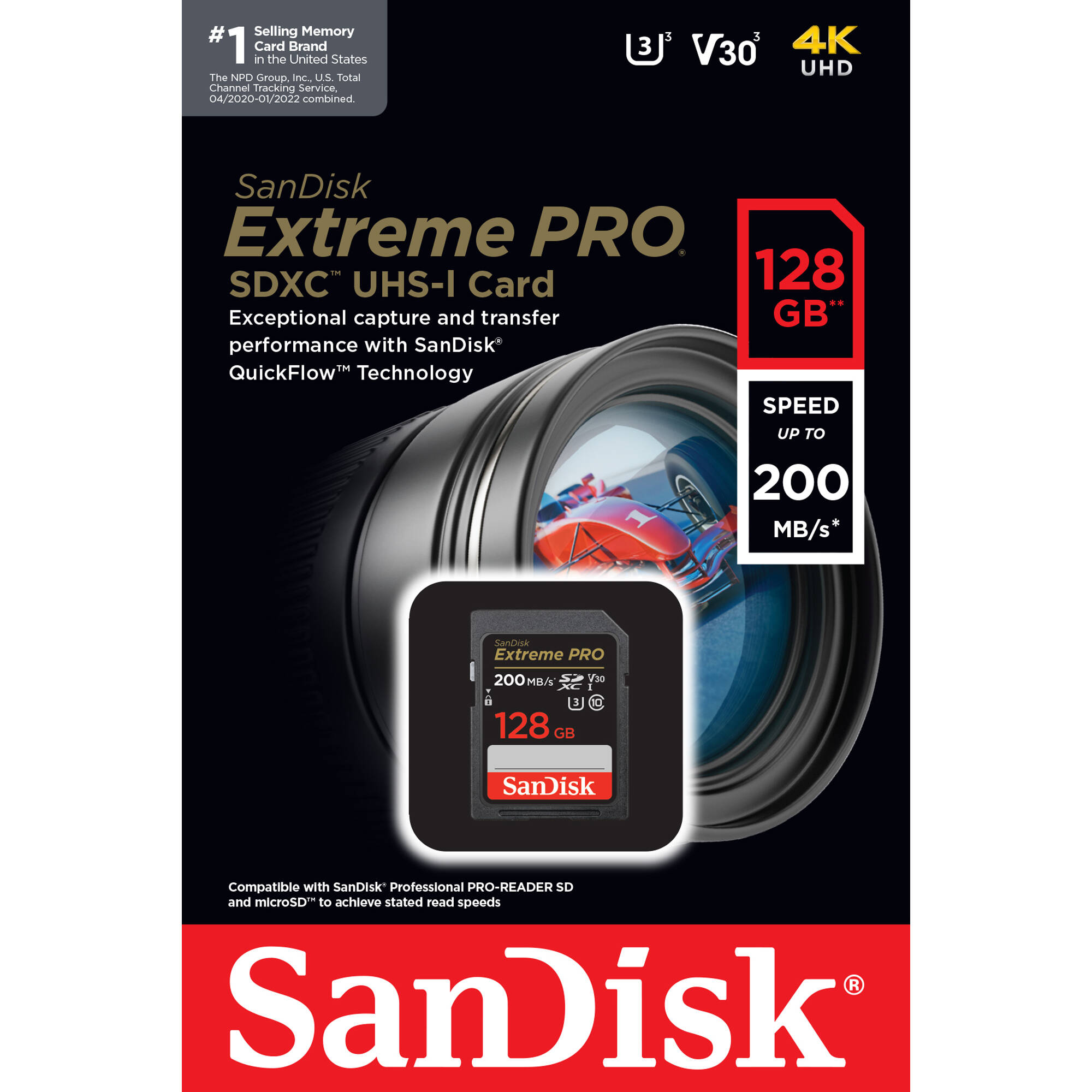 128GB SANDISK EXTREME PRO SD UHS-I — view 4