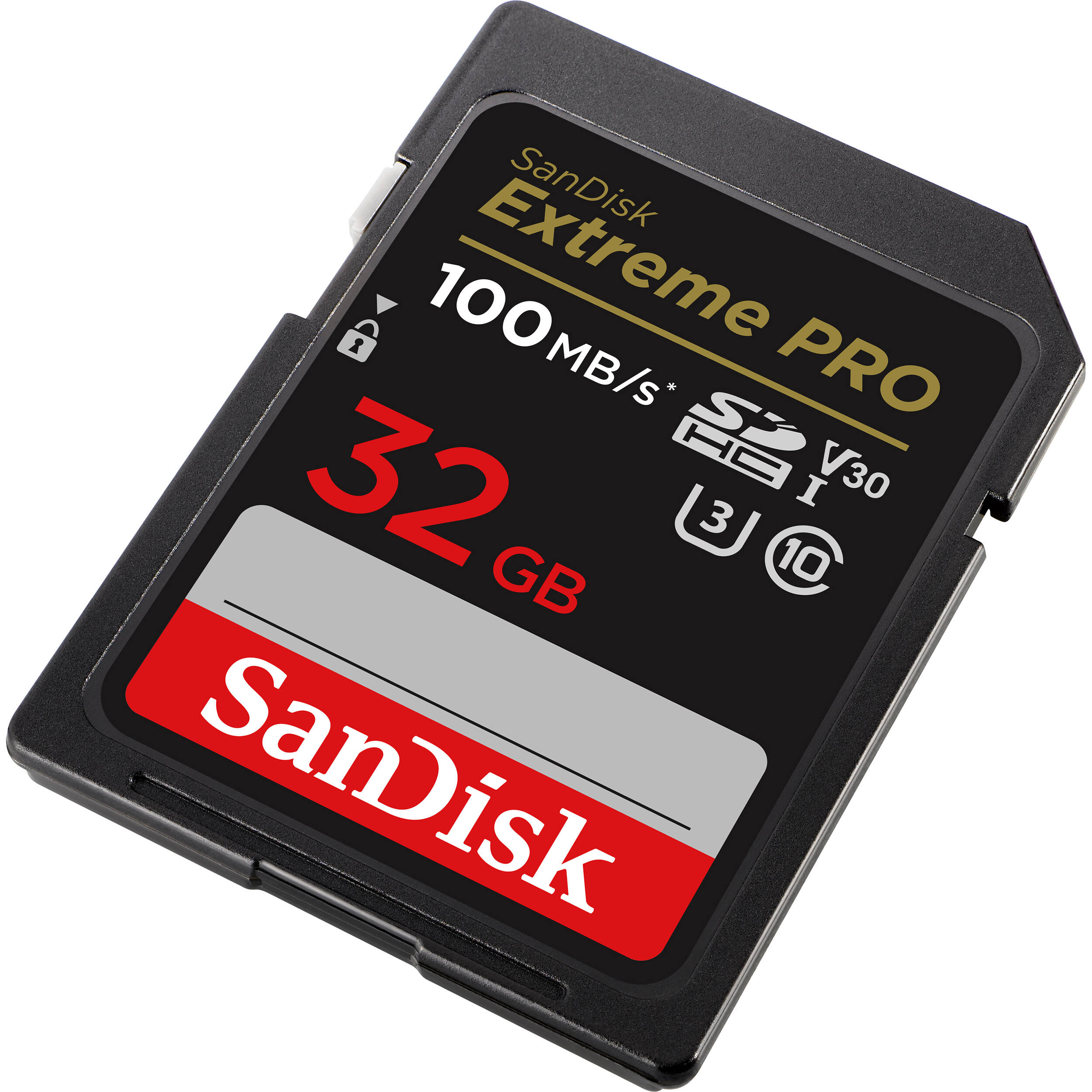SANDISK EXTREME PRO SD UHS-I 32GB SD 100MB/S(R) / 90MB/S(W) — view 3