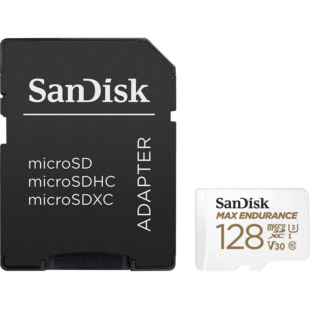 SANDISK - RETAIL MOBILE 128GB MAX ENDURANCE USD 100/40MB/S U3 V30 C10 C — view 3