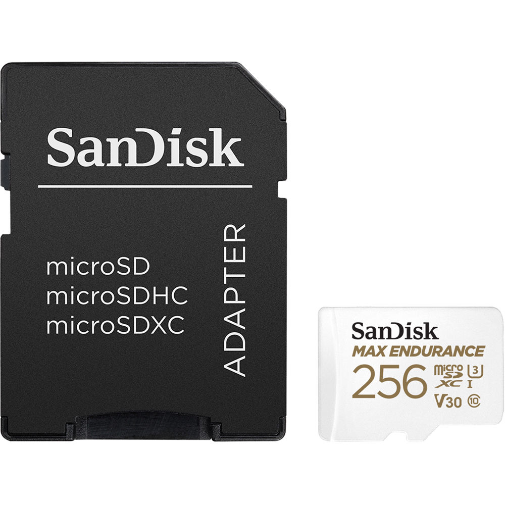 SANDISK - RETAIL MOBILE 256GB MAX ENDURANCE USD 100/40MB/S U3 V30 C10 C — view 3