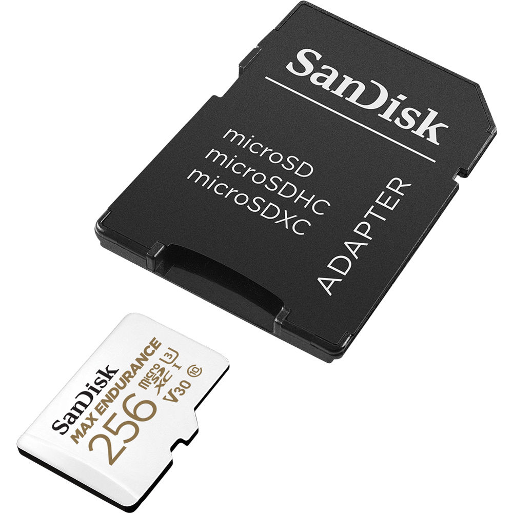 SANDISK - RETAIL MOBILE 256GB MAX ENDURANCE USD 100/40MB/S U3 V30 C10 C — view 4