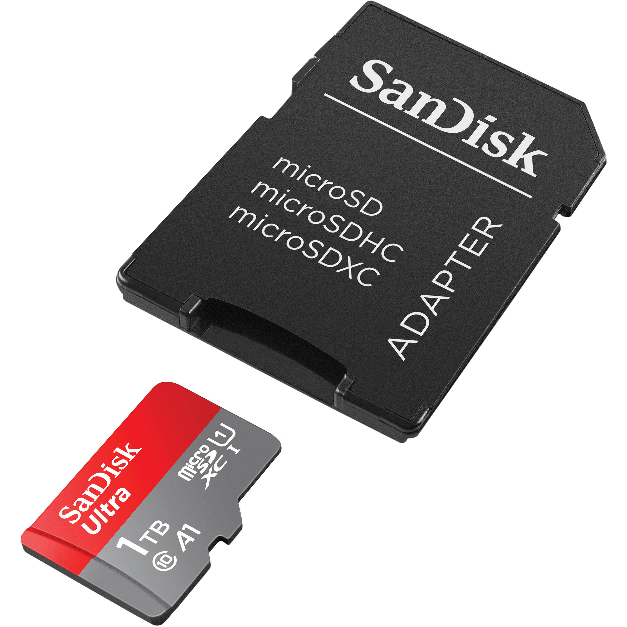 SANDISK ULTRA MICROSDHC MEMORY CARD, 1TB, 150MB/S, C10, UHS, U1, A1, CARD W/ADAP — view 4