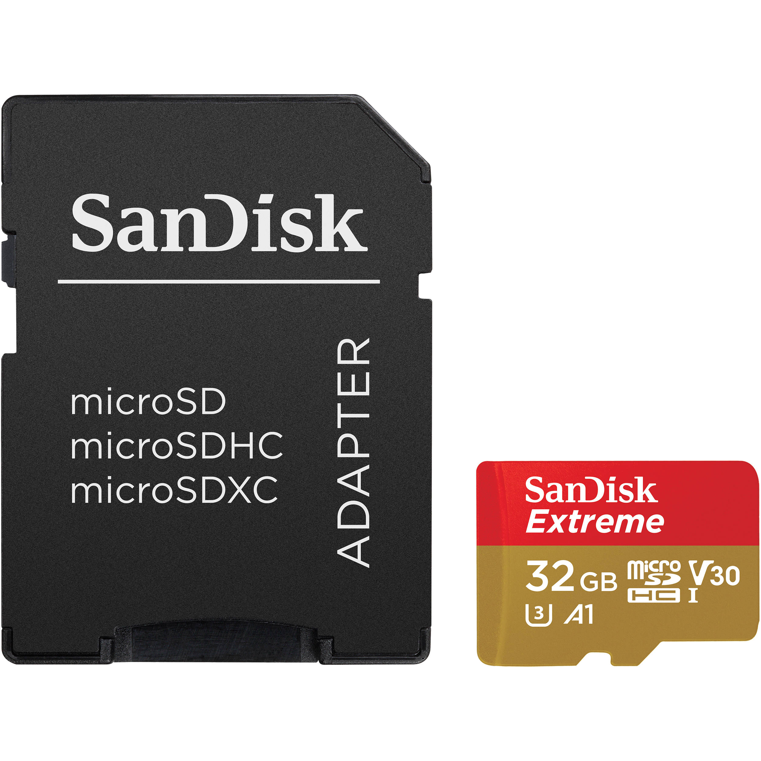 SANDISK - RETAIL MOBILE EXTREME USD 100/60MB/S C10 UHS U3 V30 A1 CARD+ADAPTER TF — view 3