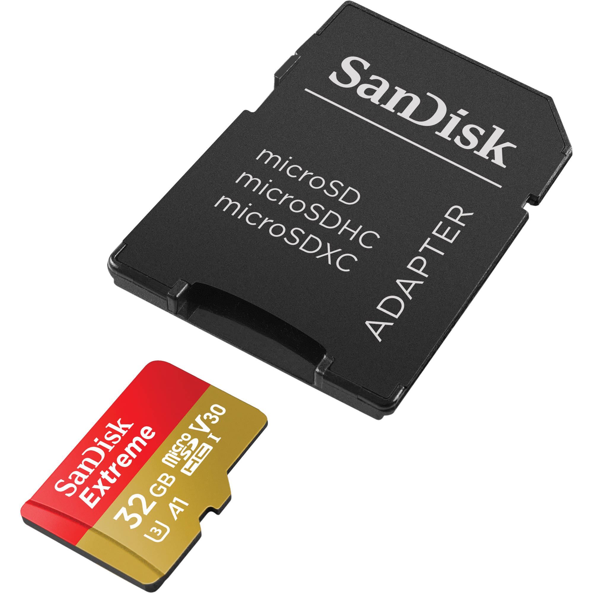 SANDISK - RETAIL MOBILE EXTREME USD 100/60MB/S C10 UHS U3 V30 A1 CARD+ADAPTER TF — view 4