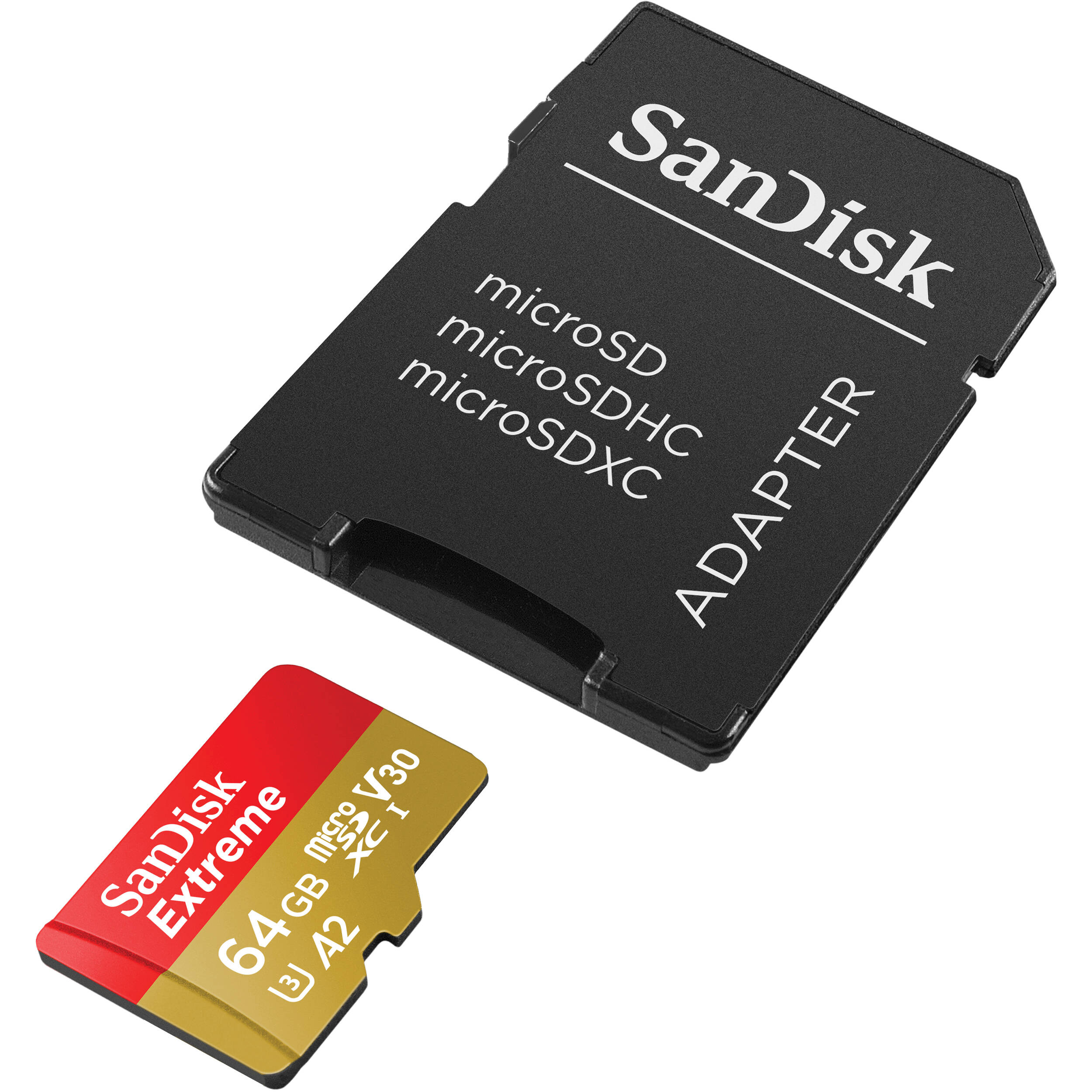 SANDISK - RETAIL MOBILE 64GB EXTREME USD 170/80MB/S C10 UHS U3 V30 A2 — view 4