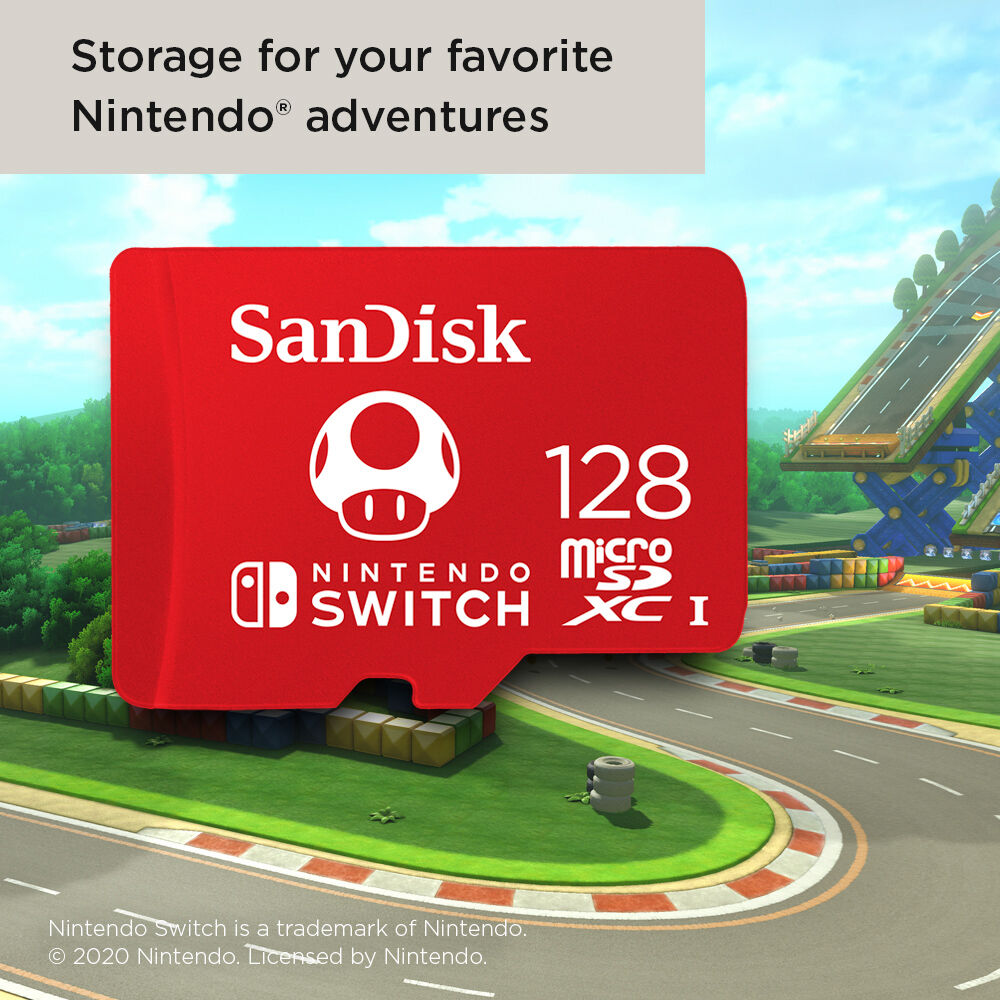 SANDISK - RETAIL MOBILE 128GB CLASS10/UHS-I MICROSDXC 100/90MB READ/WRITE F/SWITCH — view 4
