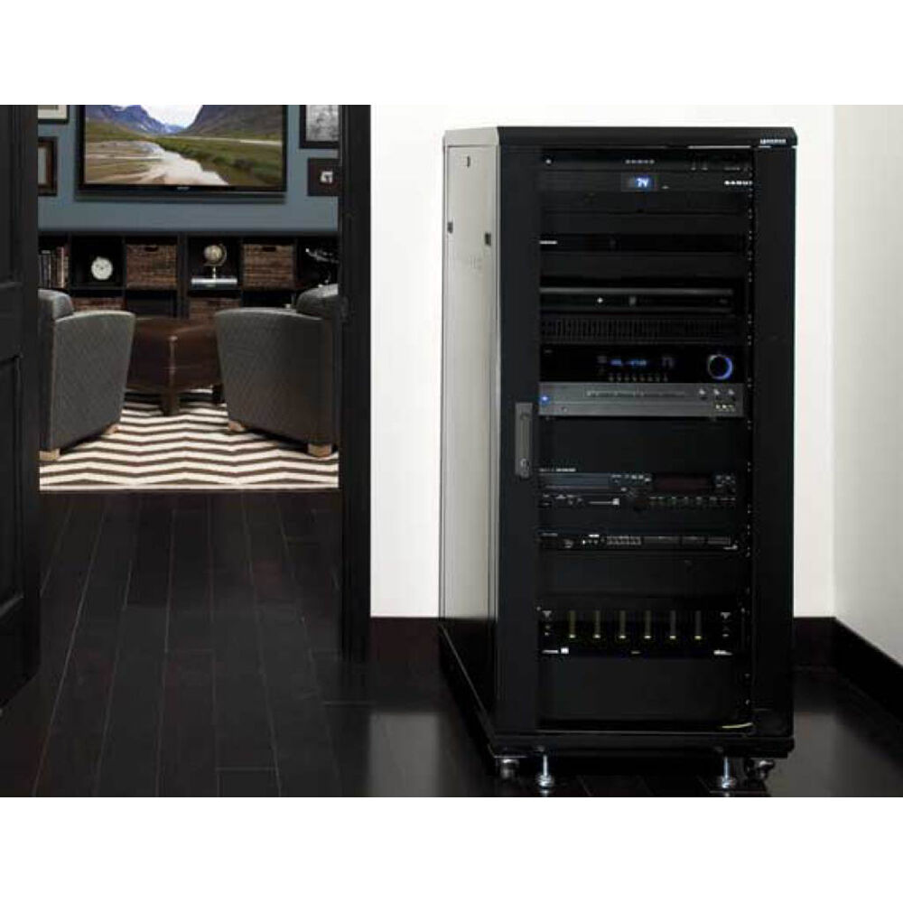 SANUS CAPT01-B1 rack-mountable MultiVolt power supply for EcoSystem Rack with USB and 12V connections — view 3