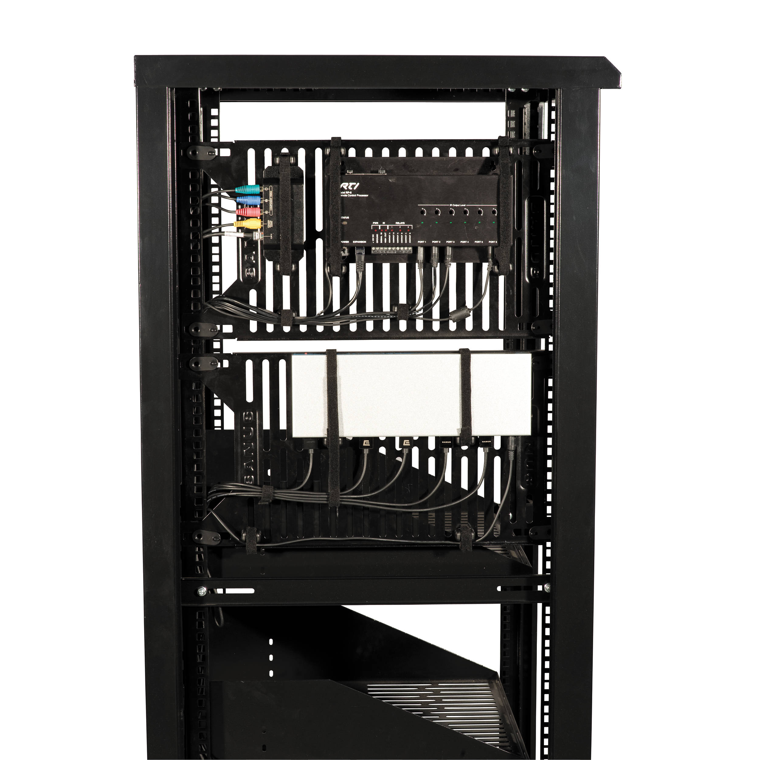 SANUS CASPK-B1 small parts panel kit for rack cable management with pass-through opening — view 7