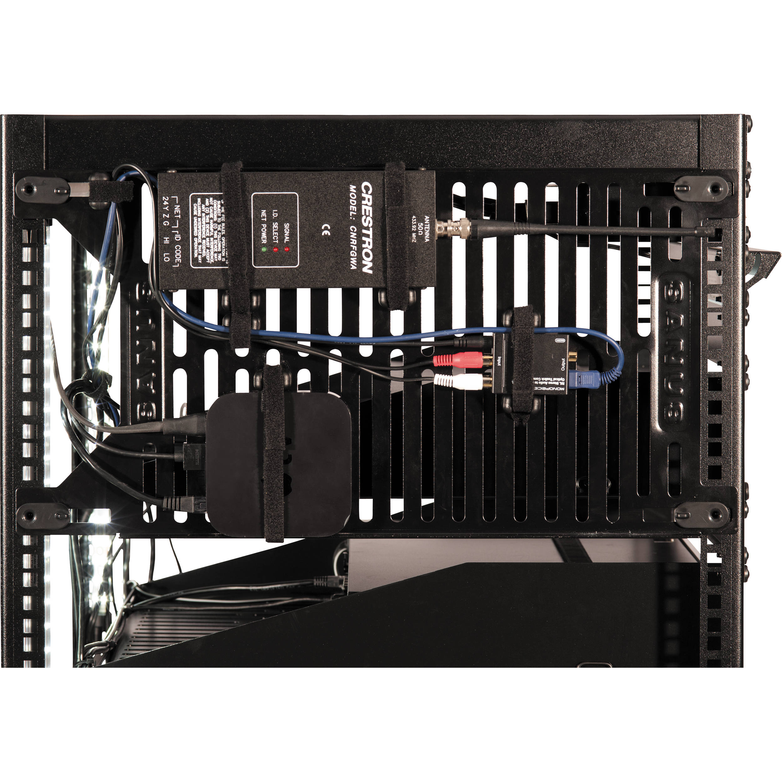 SANUS CASPK-B1 small parts panel kit for rack cable management with pass-through opening — view 8