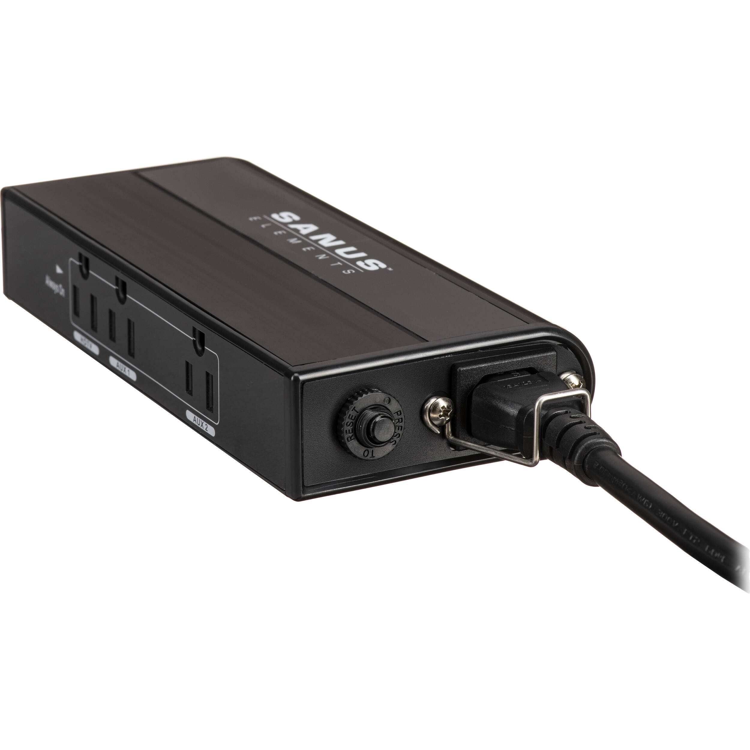 SANUS ELM205-B1 3-outlet line conditioner and surge protector for wall-mounted TVs — view 4