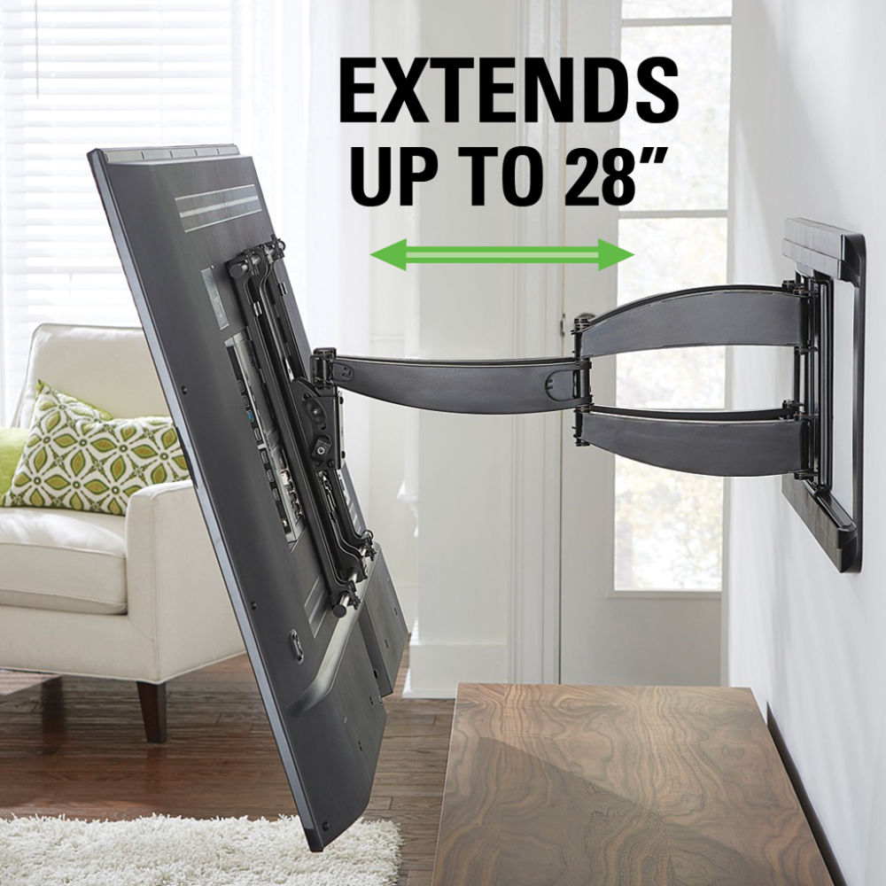 SANUS VLF628-B1 premium full-motion TV wall mount for large-screen displays — view 6