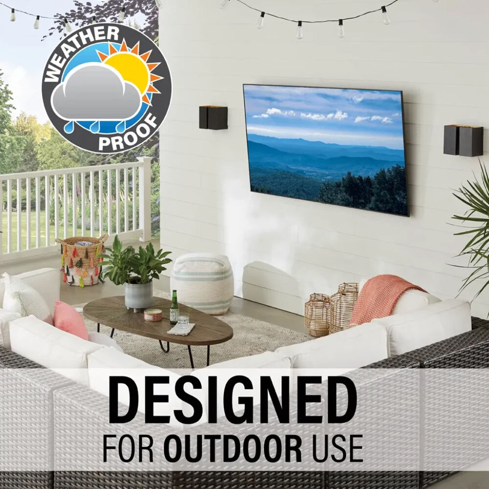 SANUS VODLT1-B2 premium outdoor tilt mount for wall-mounted patio TV installations — view 9