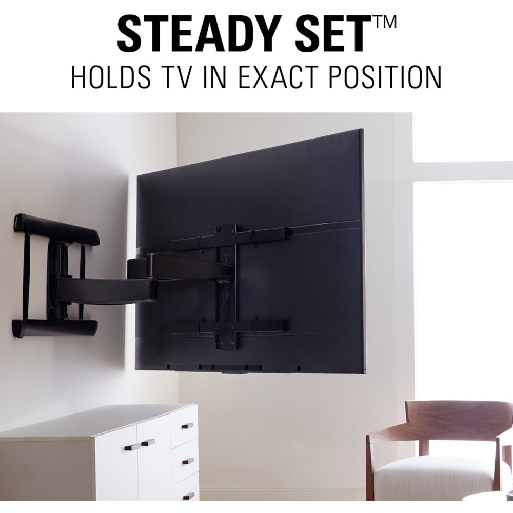 SANUS VXF730-B2 full-motion TV wall mount with arm extended to 30 inches — view 5