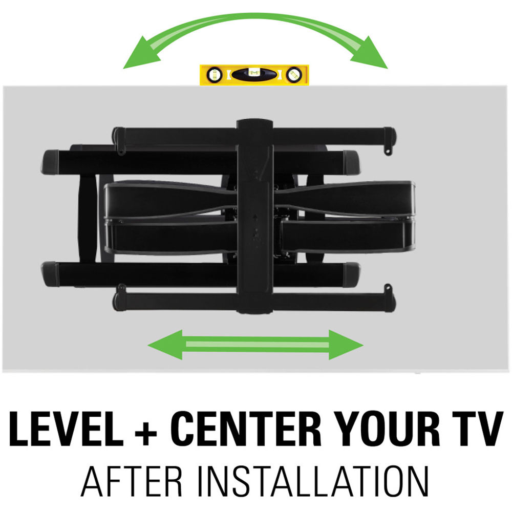 SANUS VXF730-B2 full-motion TV wall mount with arm extended to 30 inches — view 6