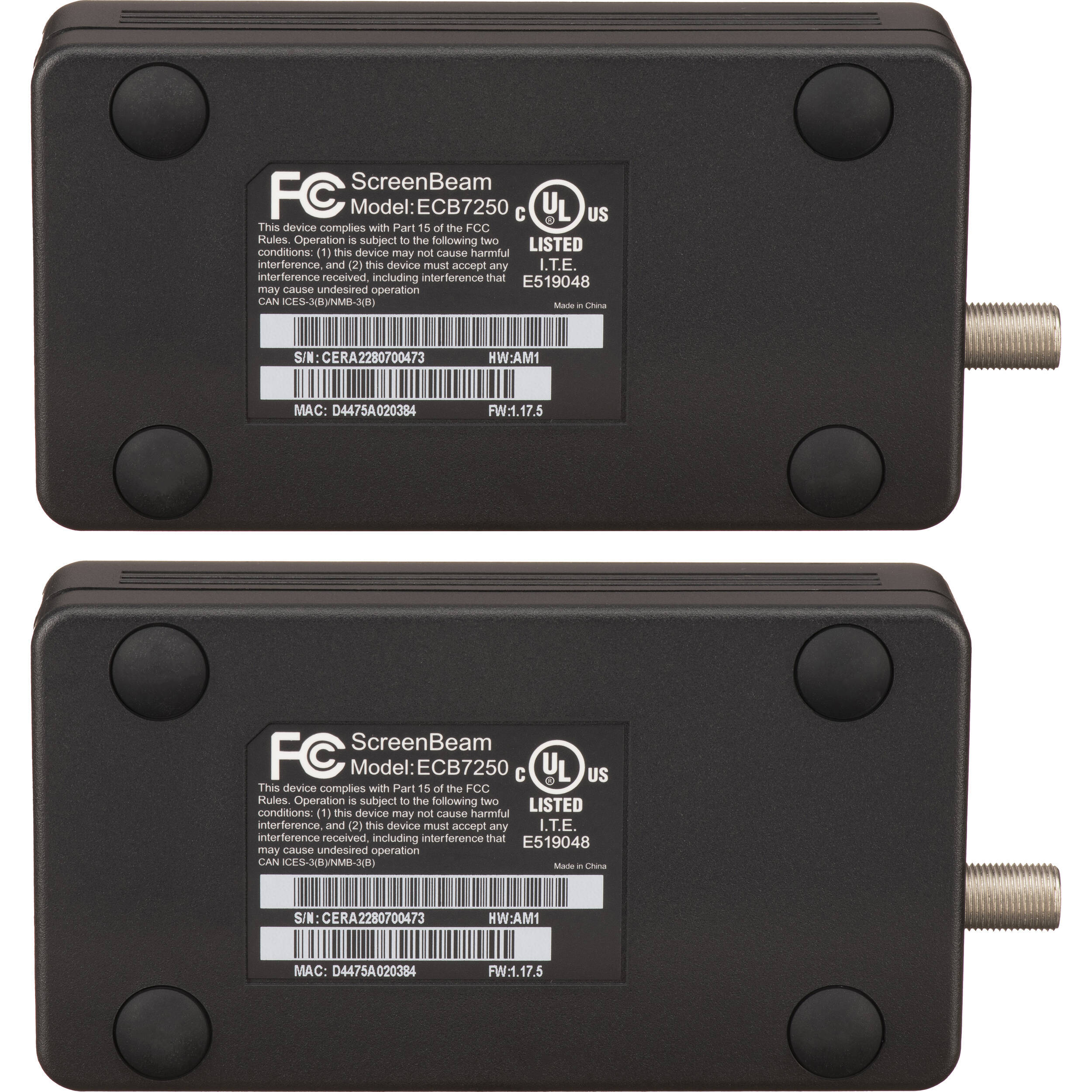 ScreenBeam ECB7250K02 MoCA 2.5 network adapter kit for Ethernet over coax — view 6