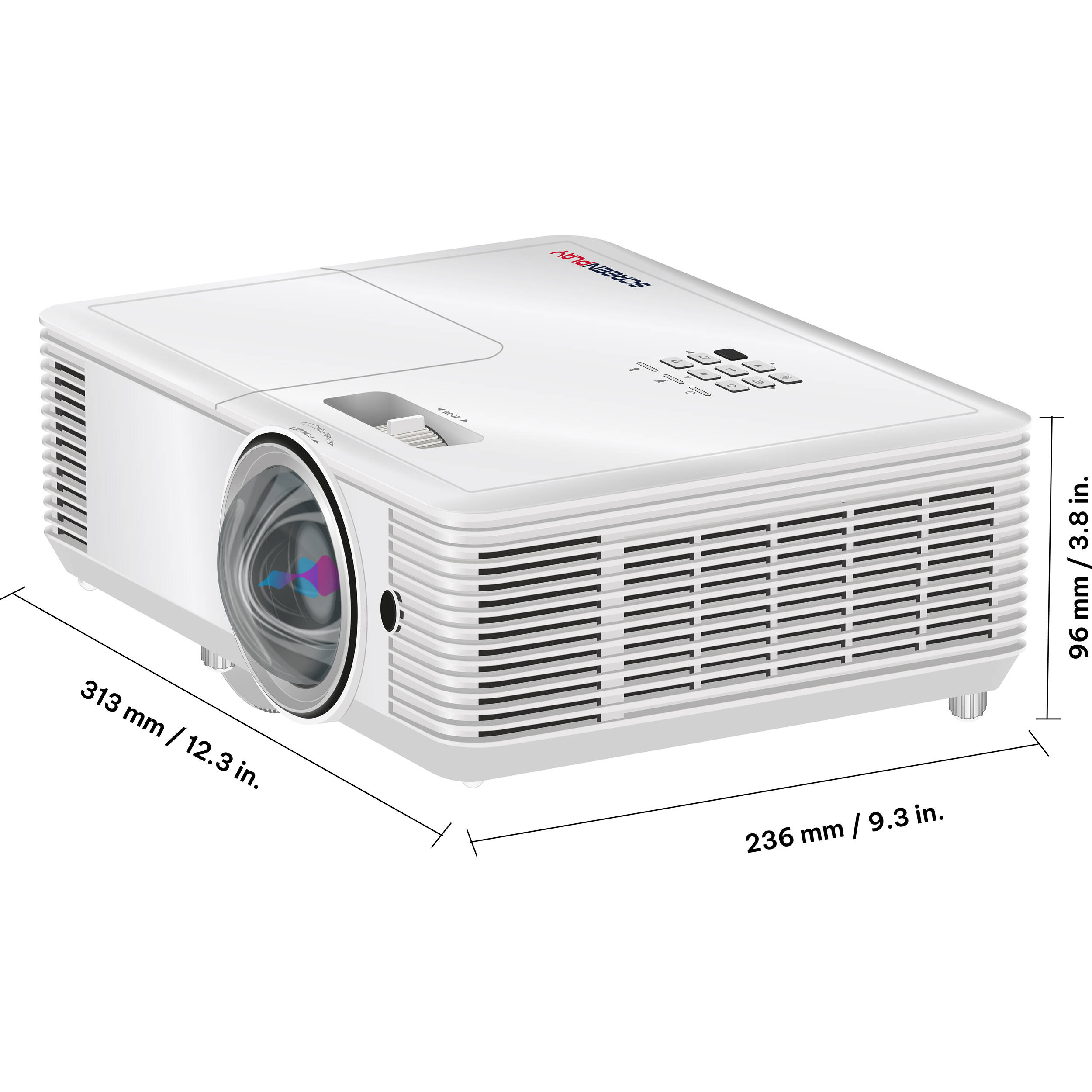 InFocus SP2234ST short-throw XGA business projector for classrooms and conference rooms — view 9