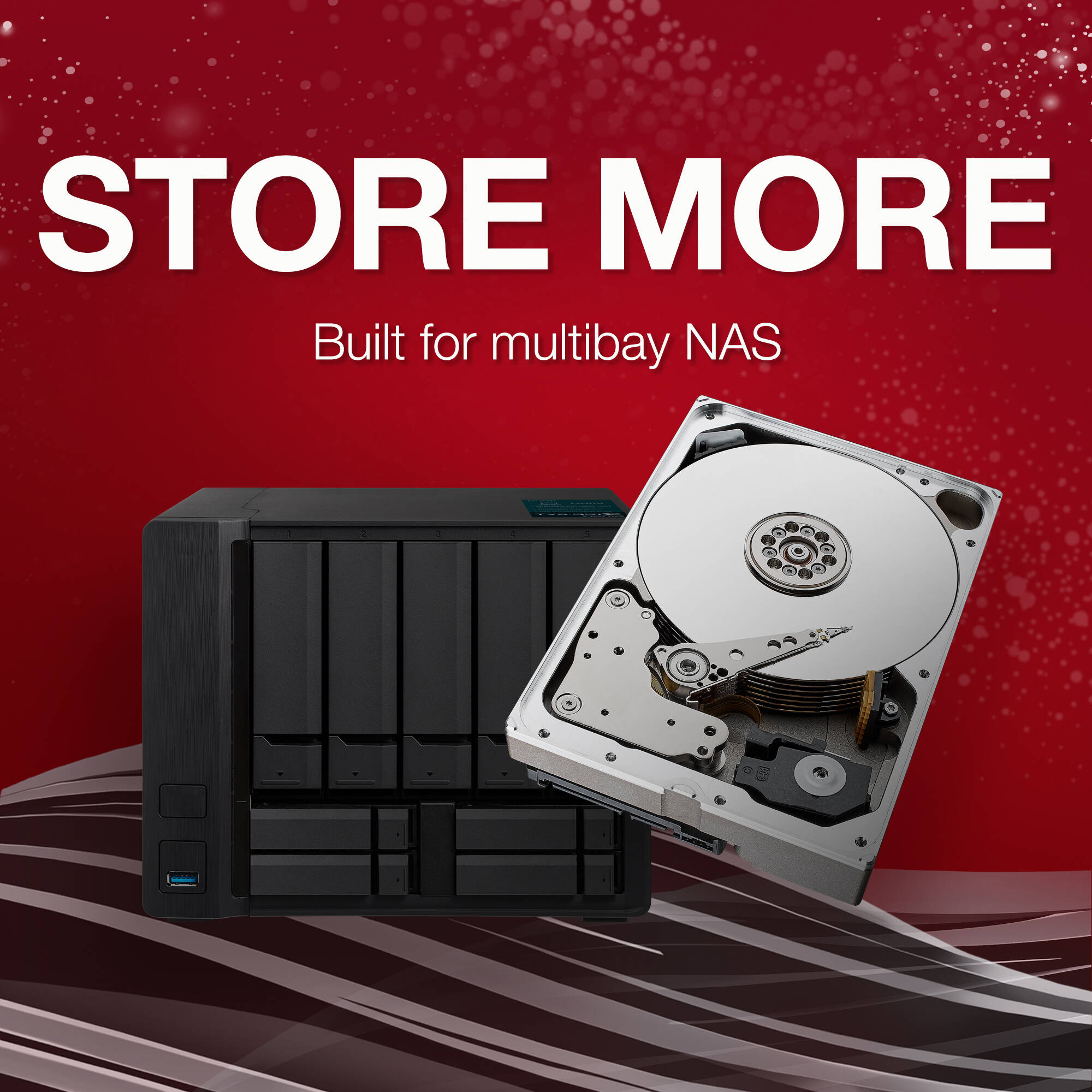 Seagate IronWolf Pro ST10000NT001 10TB 3.5-inch SATA hard drive for NAS storage — view 3