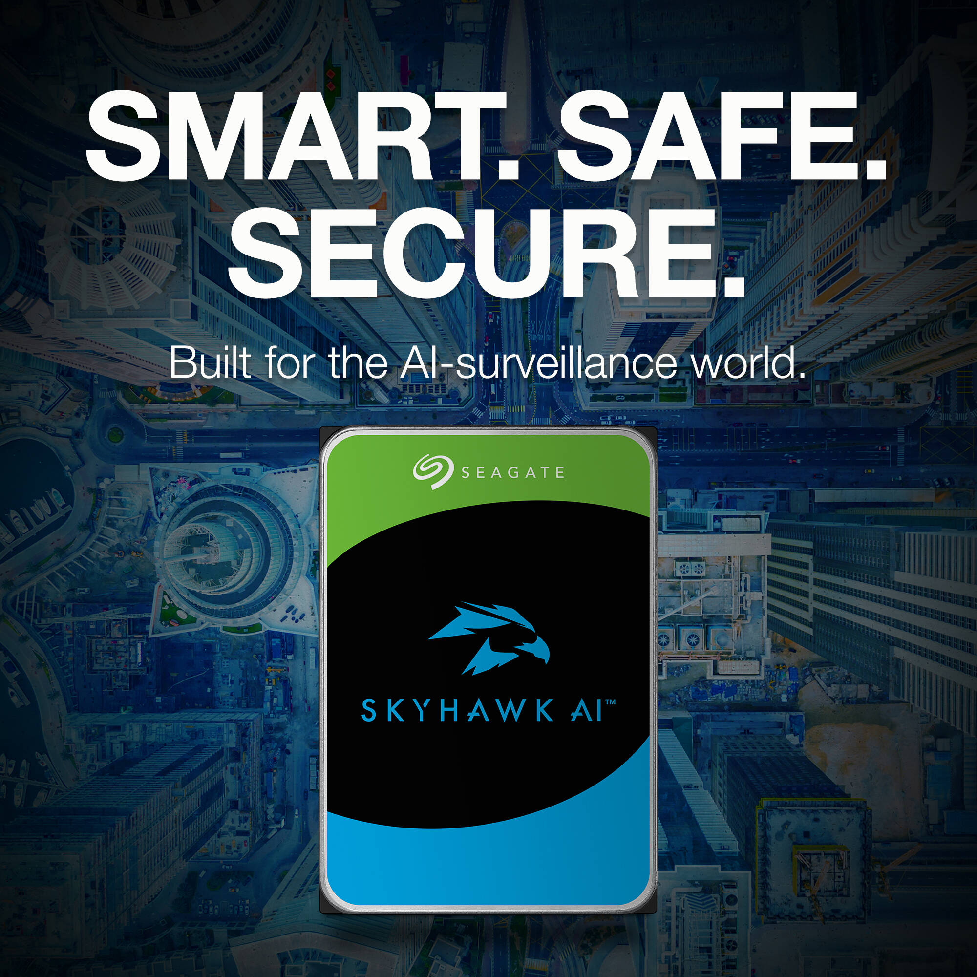 Seagate ST10000VE001 10TB 3.5-inch SATA surveillance hard drive for NVR systems — view 3