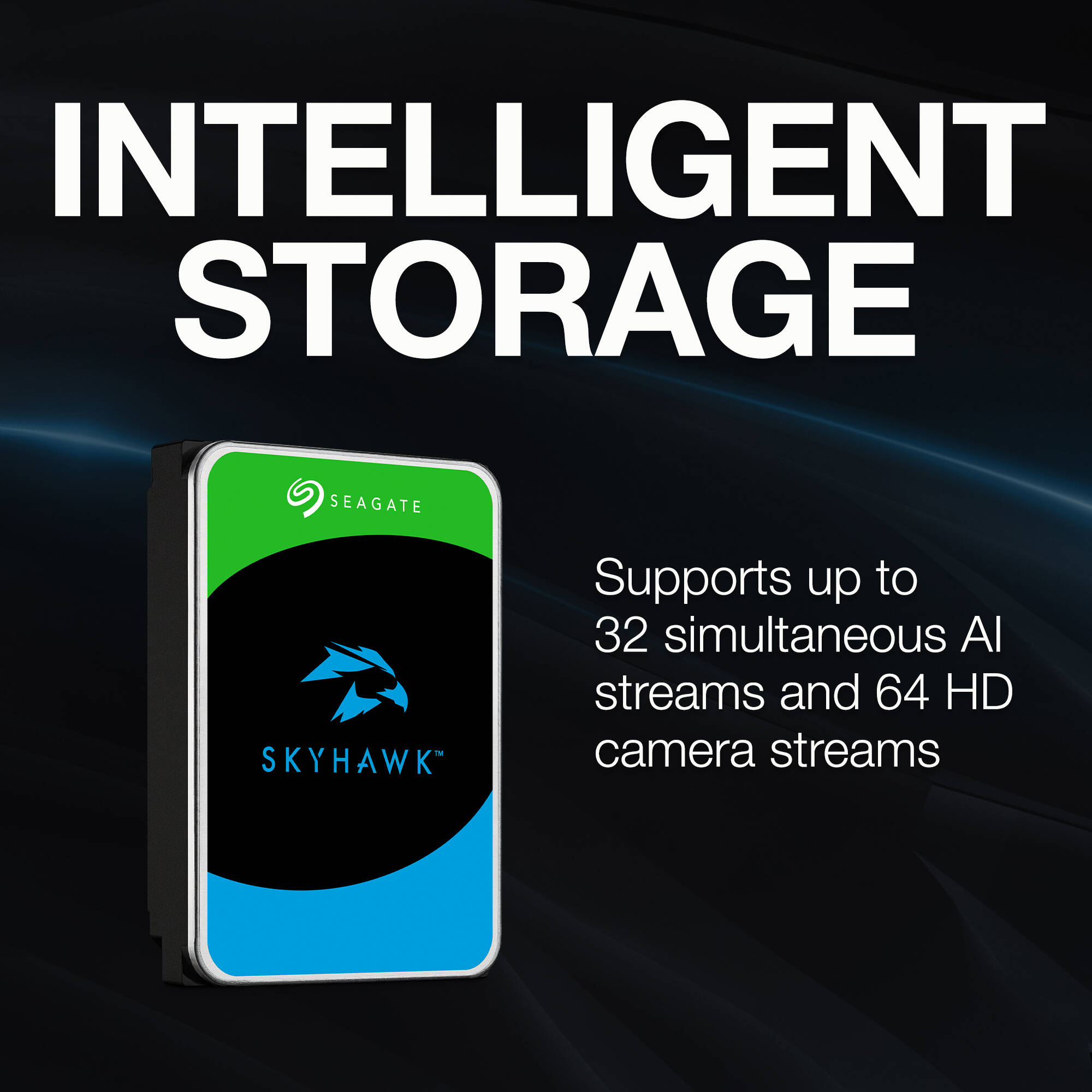 Seagate ST10000VE001 10TB 3.5-inch SATA surveillance hard drive for NVR systems — view 4