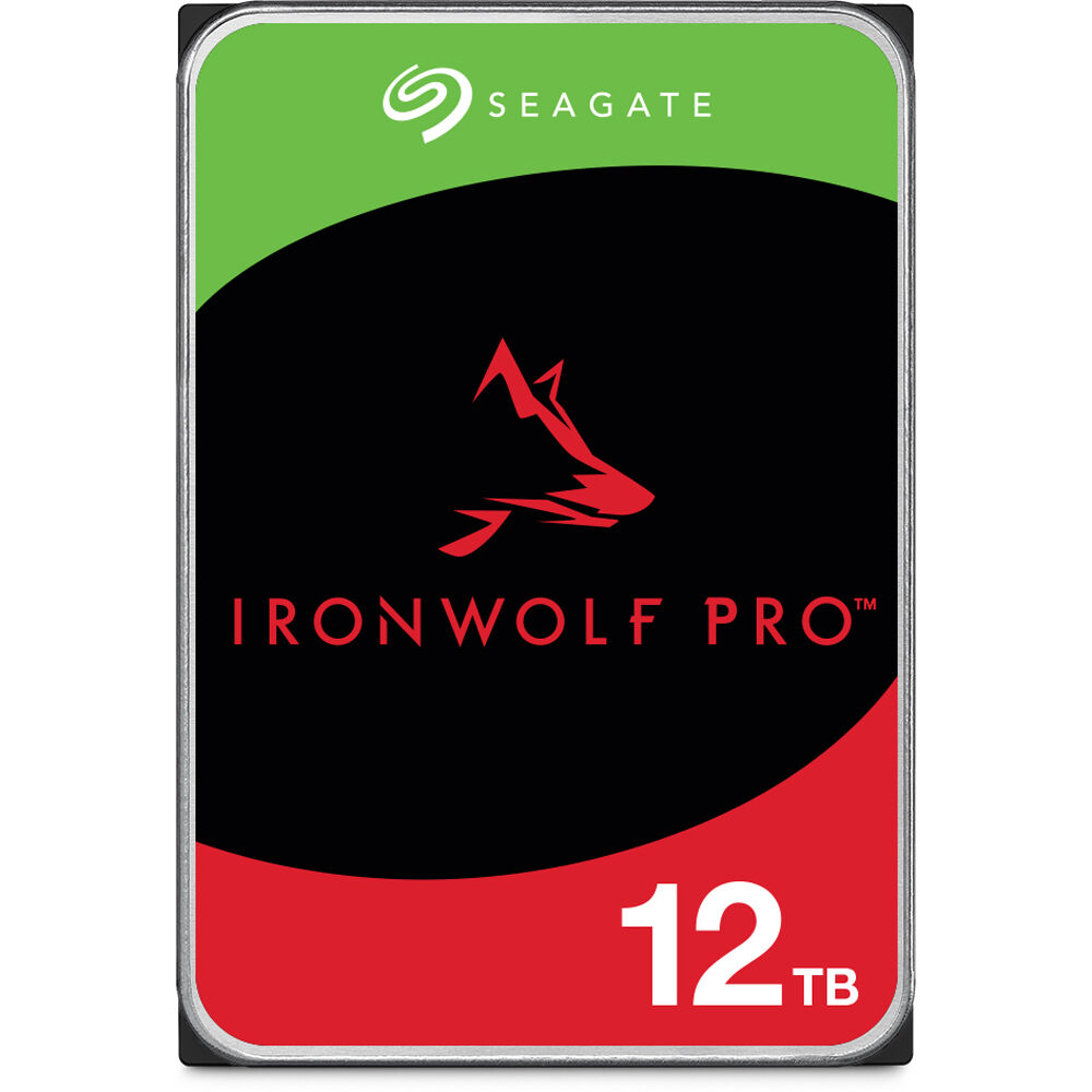 Seagate IronWolf Pro ST12000NT001 12 TB 3.5-inch SATA hard drive for NAS and RAID systems — view 3