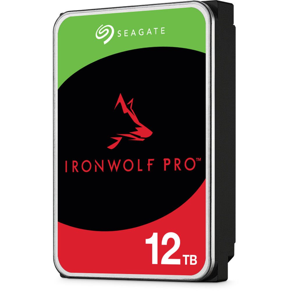 Seagate IronWolf Pro ST12000NT001 12 TB 3.5-inch SATA hard drive for NAS and RAID systems — view 4