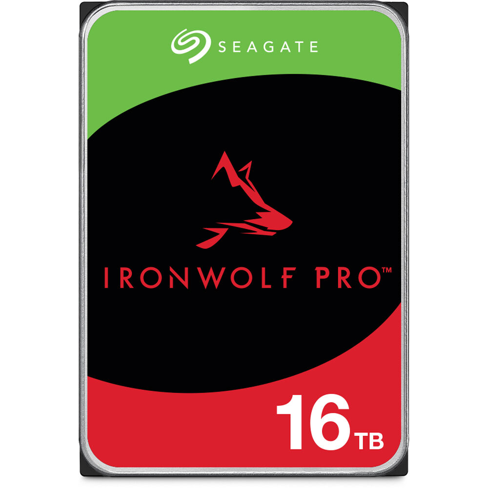 Seagate IronWolf Pro ST16000NT001 16 TB 3.5-inch SATA hard drive for NAS and RAID storage — view 3