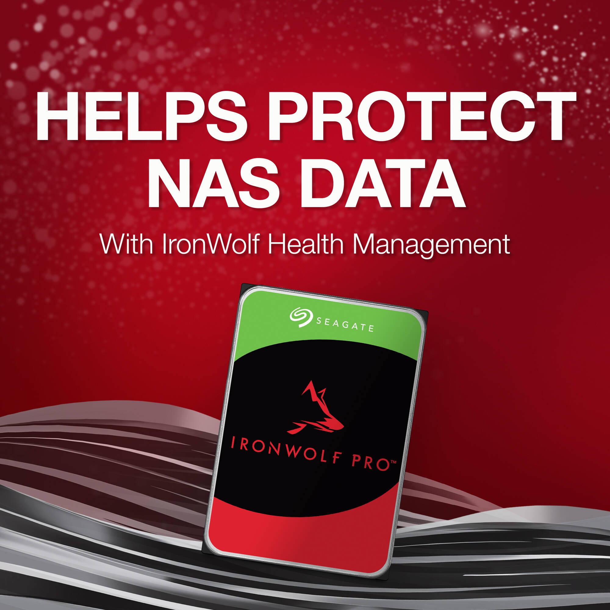 Seagate IronWolf Pro ST24000NT002 24TB 3.5-inch SATA hard drive for NAS storage — view 5
