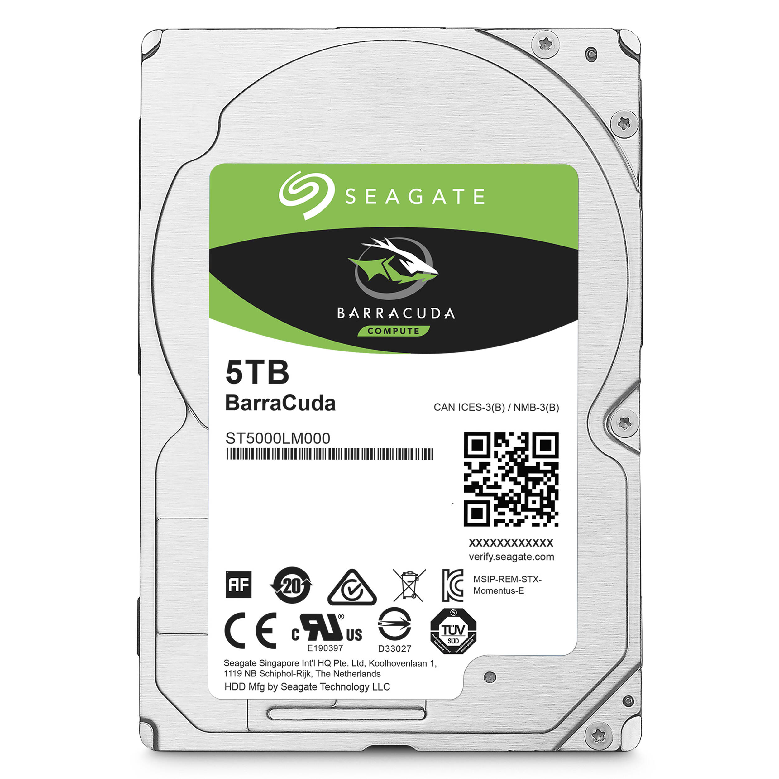 Seagate Barracuda ST5000LM000 5 TB 2.5-inch SATA internal hard drive — view 4